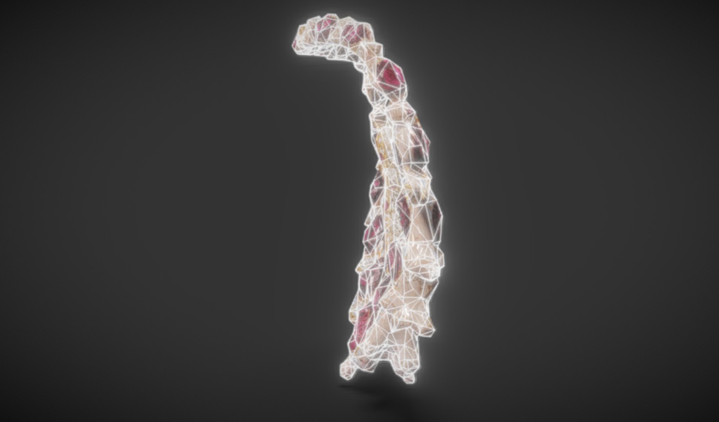 Royal Ruby Necklace 3D Model 3dm stl obj 3D print model 3D print model_14