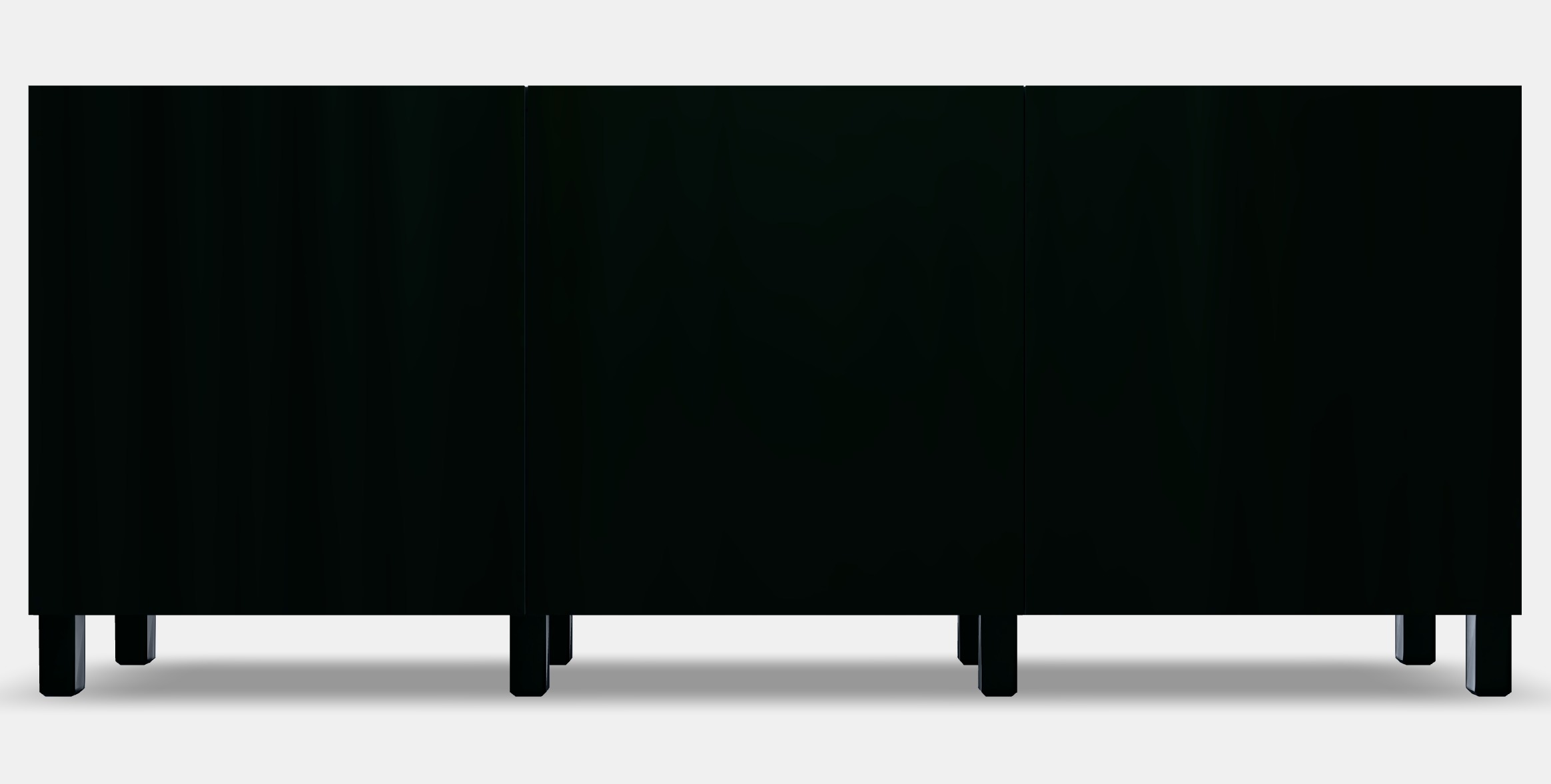 BESTA Storage combination with doors 47 Low-poly 3D model_11