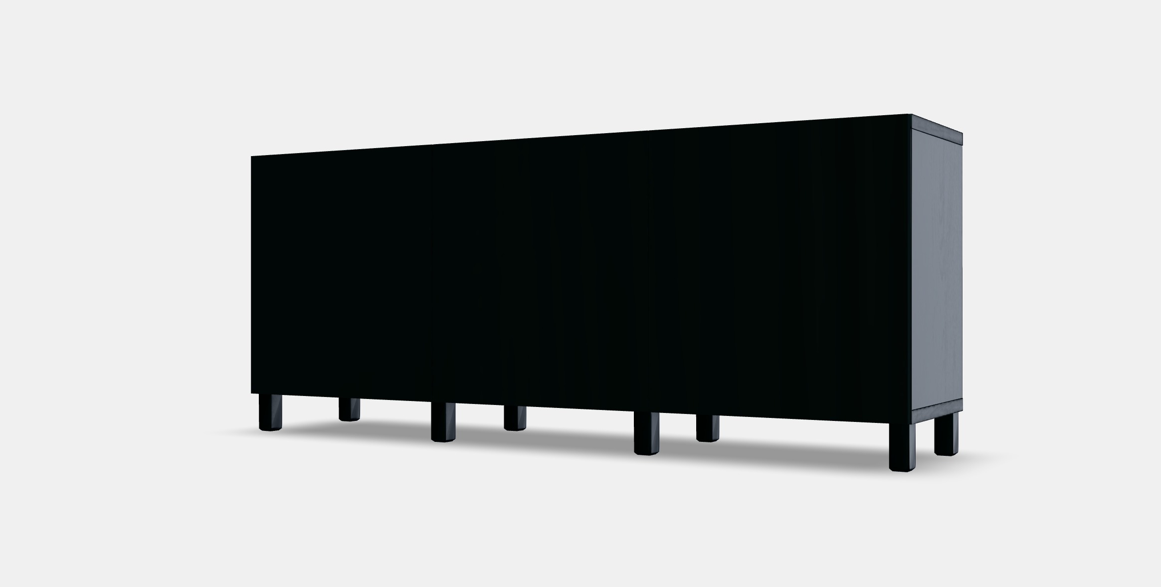 BESTA Storage combination with doors 47 Low-poly 3D model_13