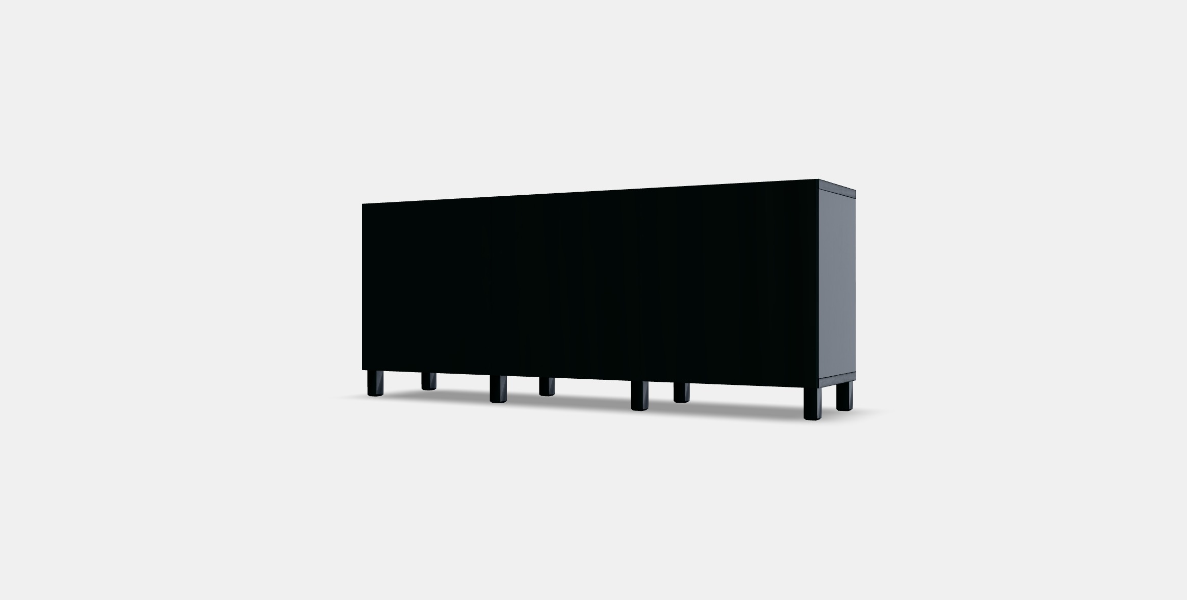 BESTA Storage combination with doors 47 Low-poly 3D model_12