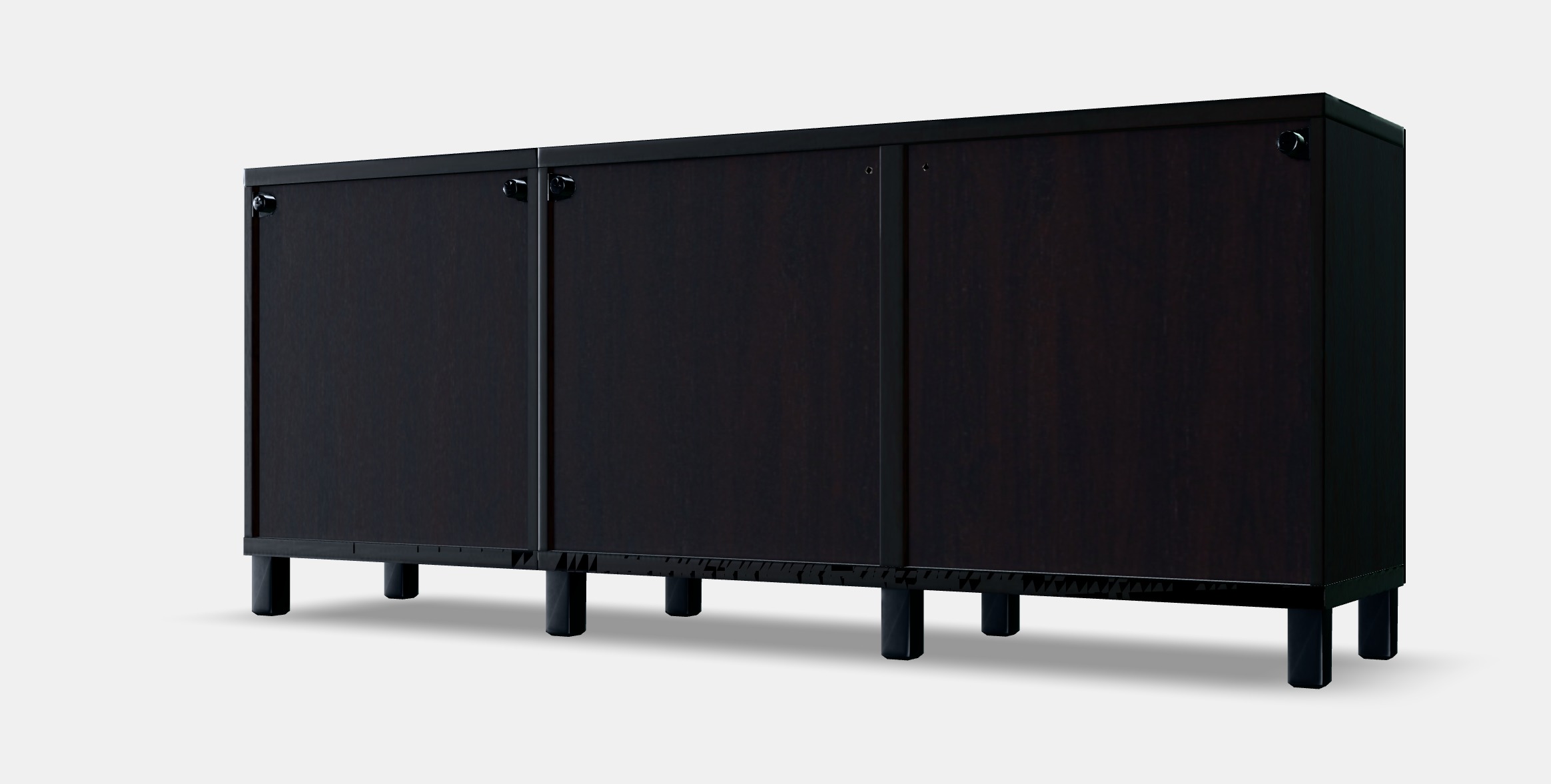 BESTA Storage combination with doors 47 Low-poly 3D model_6