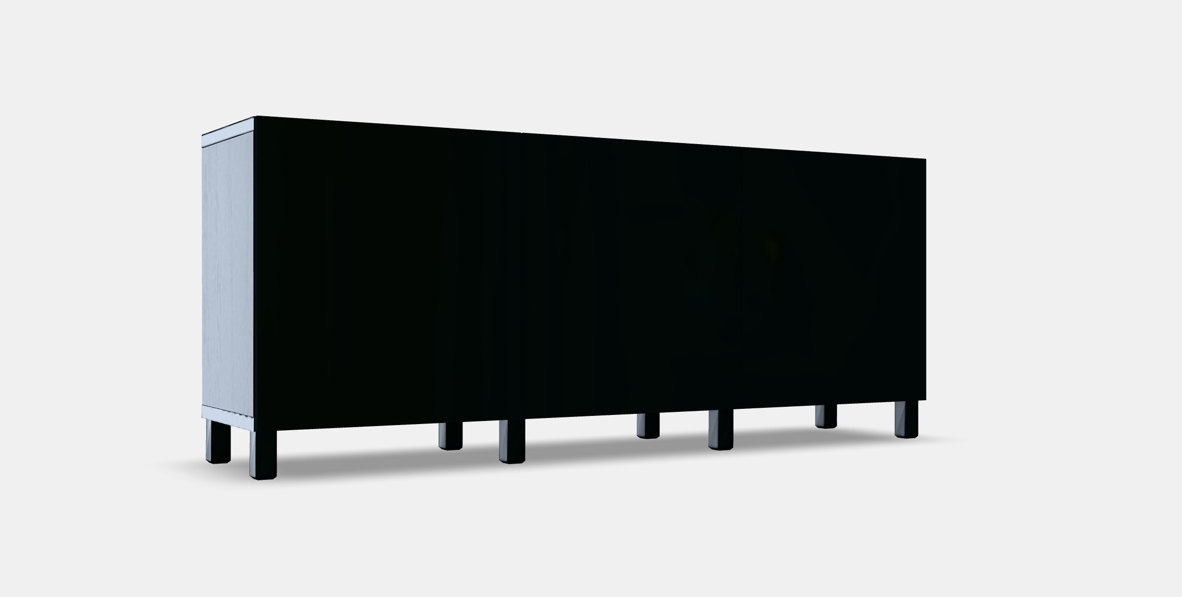 BESTA Storage combination with doors 47 Low-poly 3D model_9