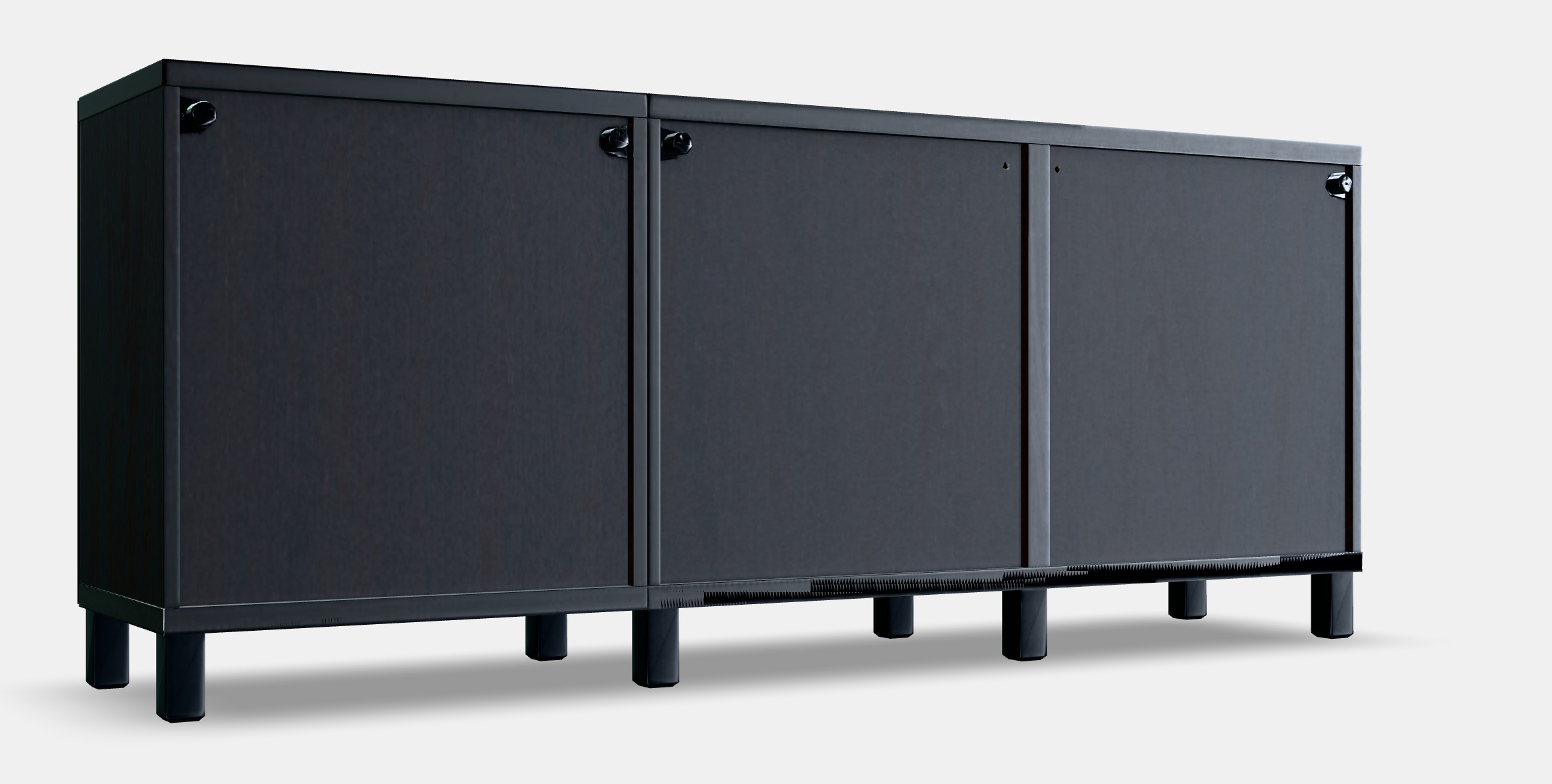 BESTA Storage combination with doors 47 Low-poly 3D model_2