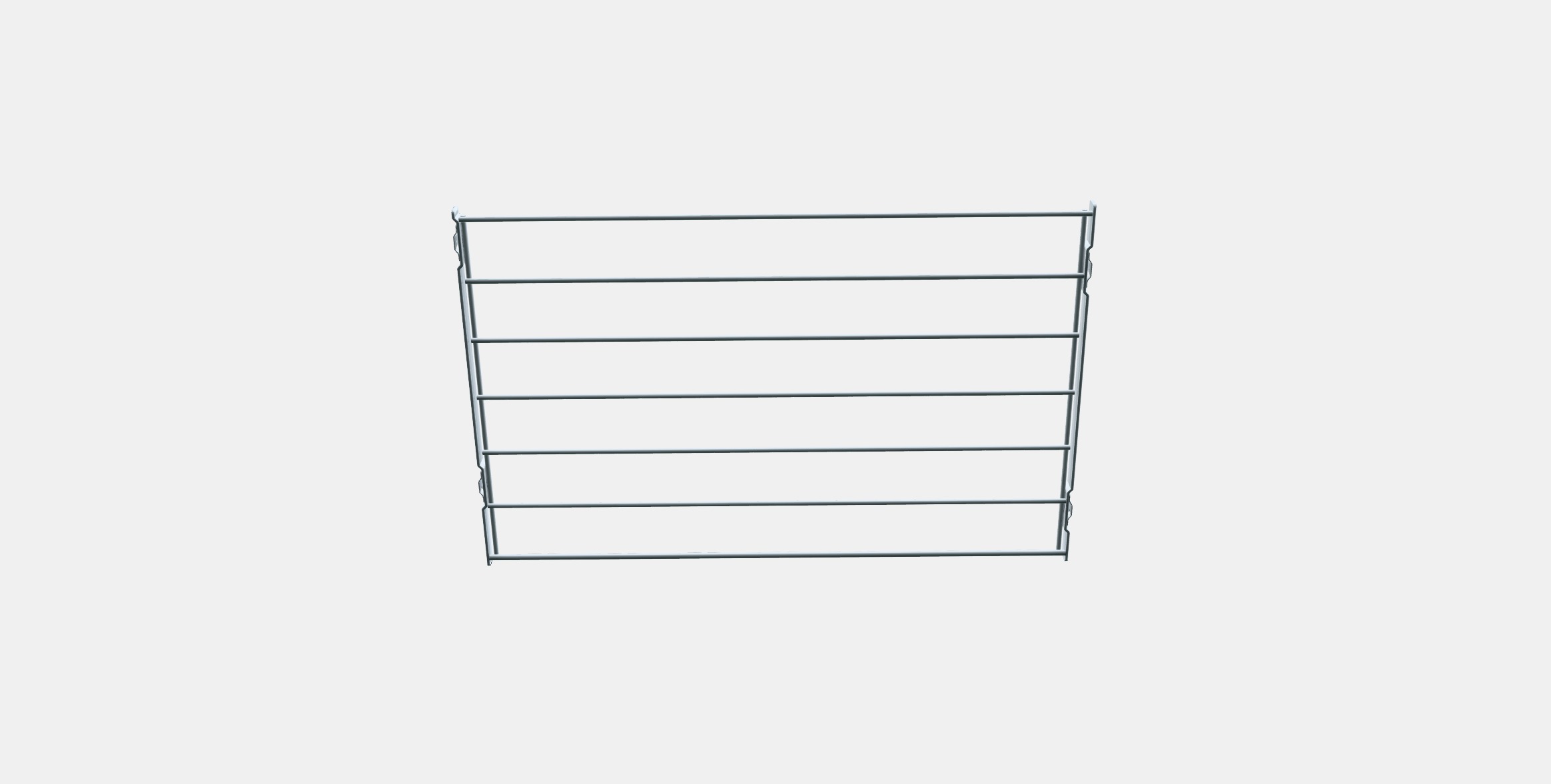 BOAXEL Drying rack 1 Low-poly 3D model_7