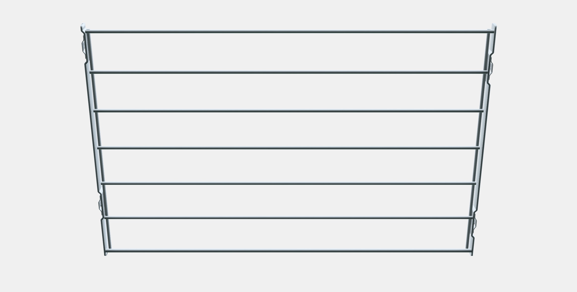 BOAXEL Drying rack 1 Low-poly 3D model_8