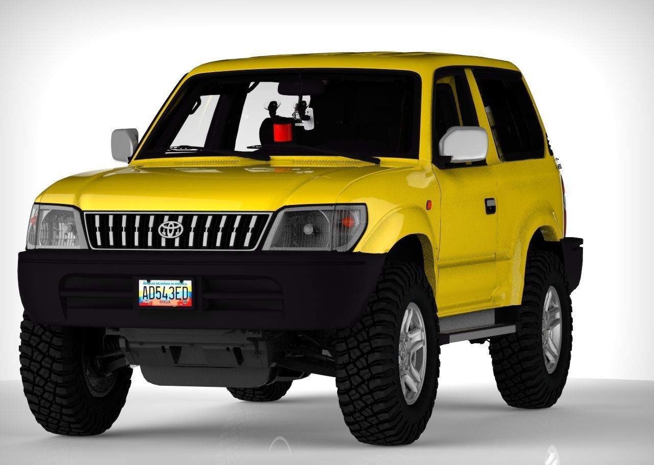 Toyota Meru Higt Poly  3D model_2
