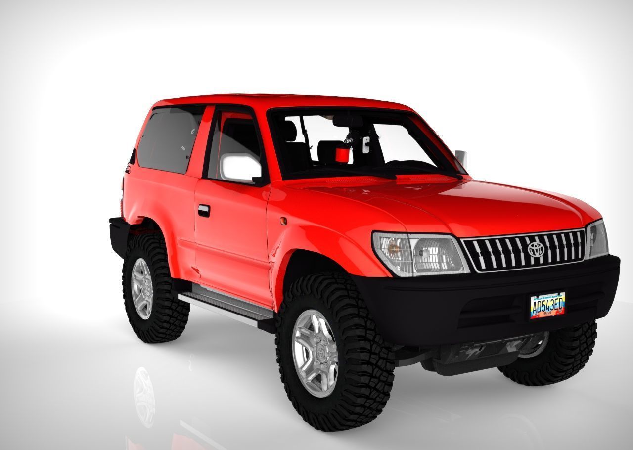 Toyota Meru Higt Poly  3D model_7