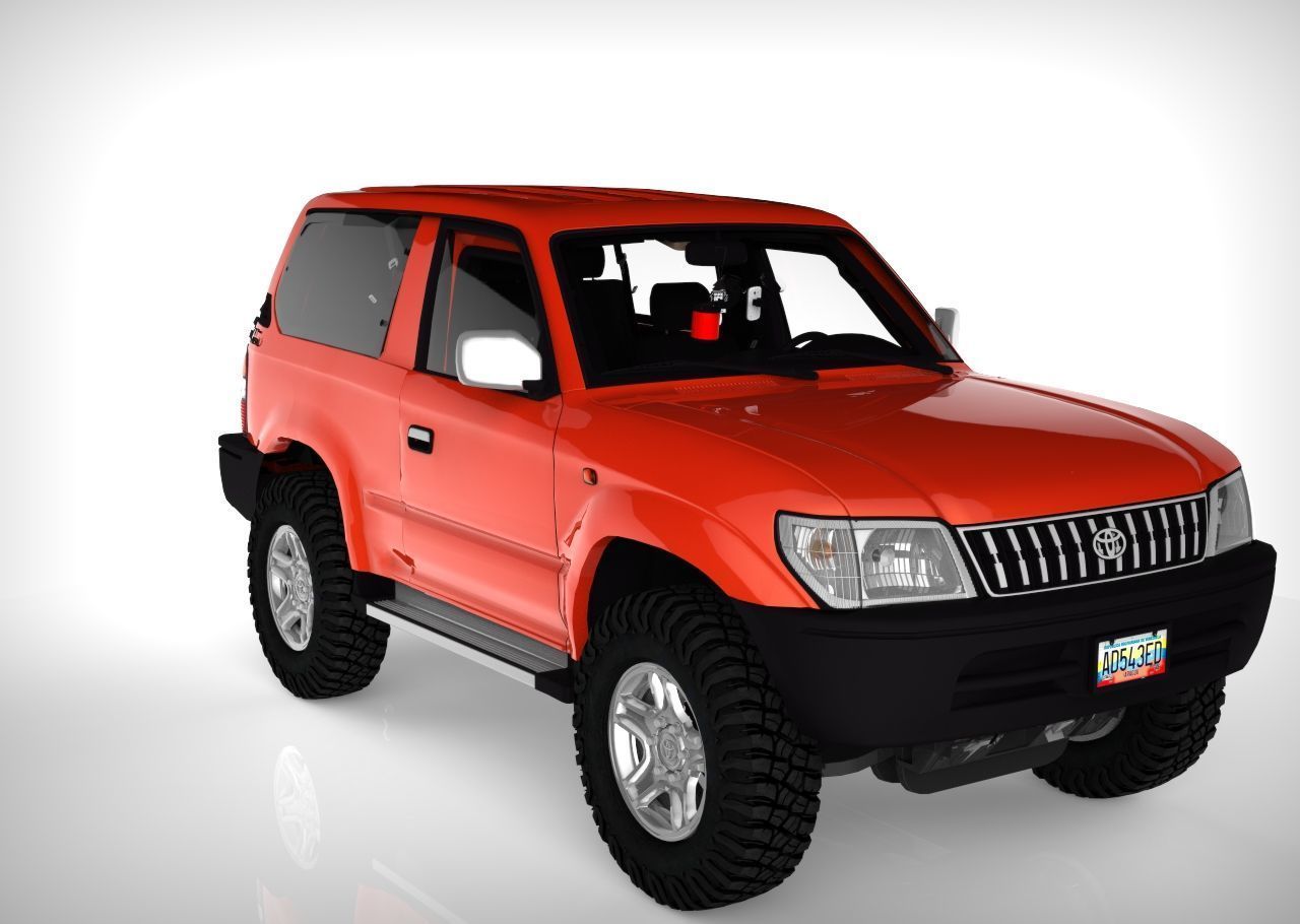 Toyota Meru Higt Poly  3D model_9
