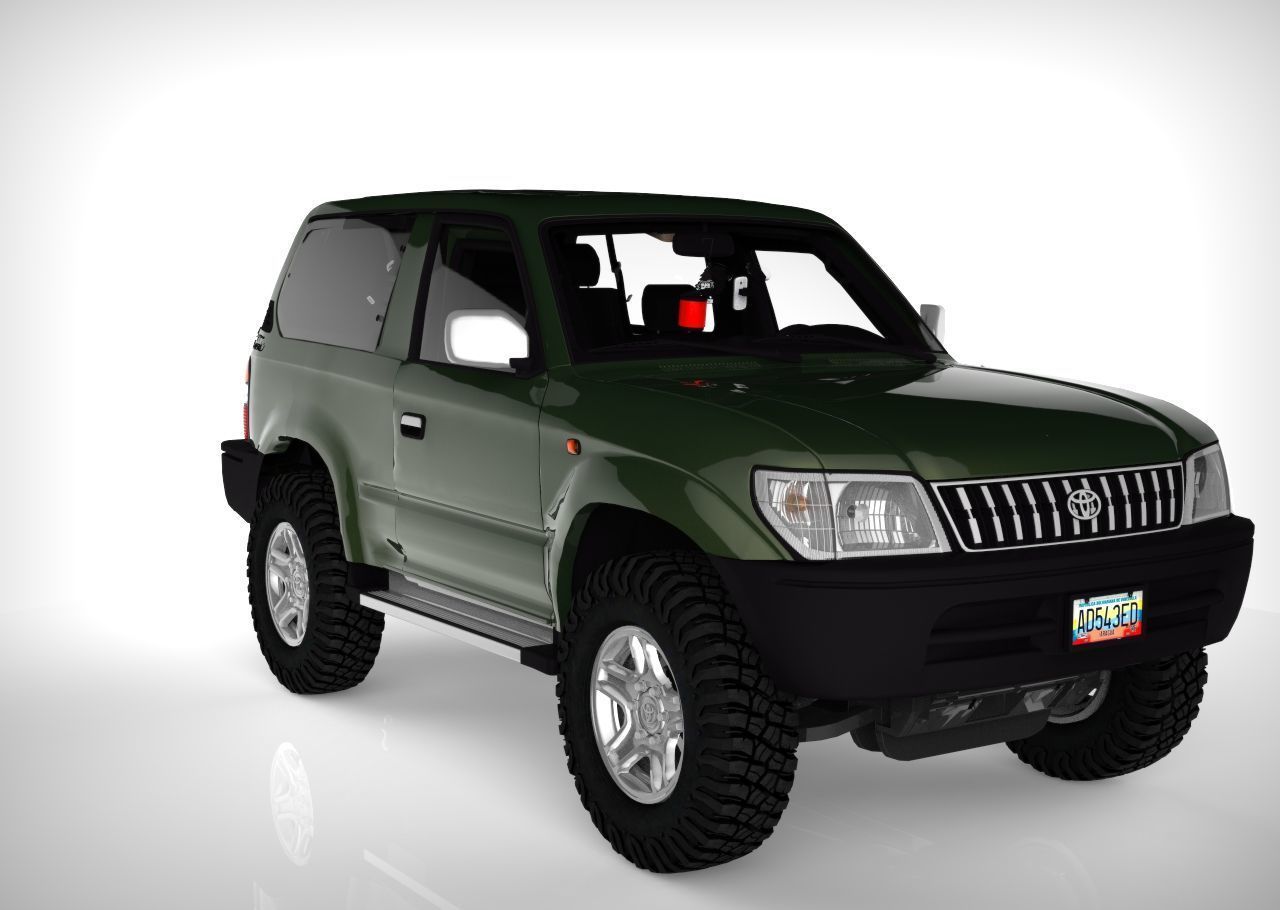 Toyota Meru Higt Poly  3D model_8