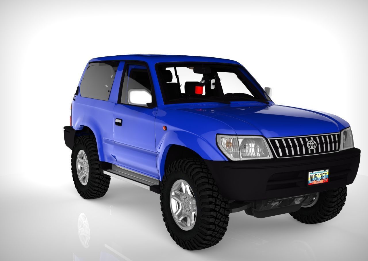 Toyota Meru Higt Poly  3D model_5