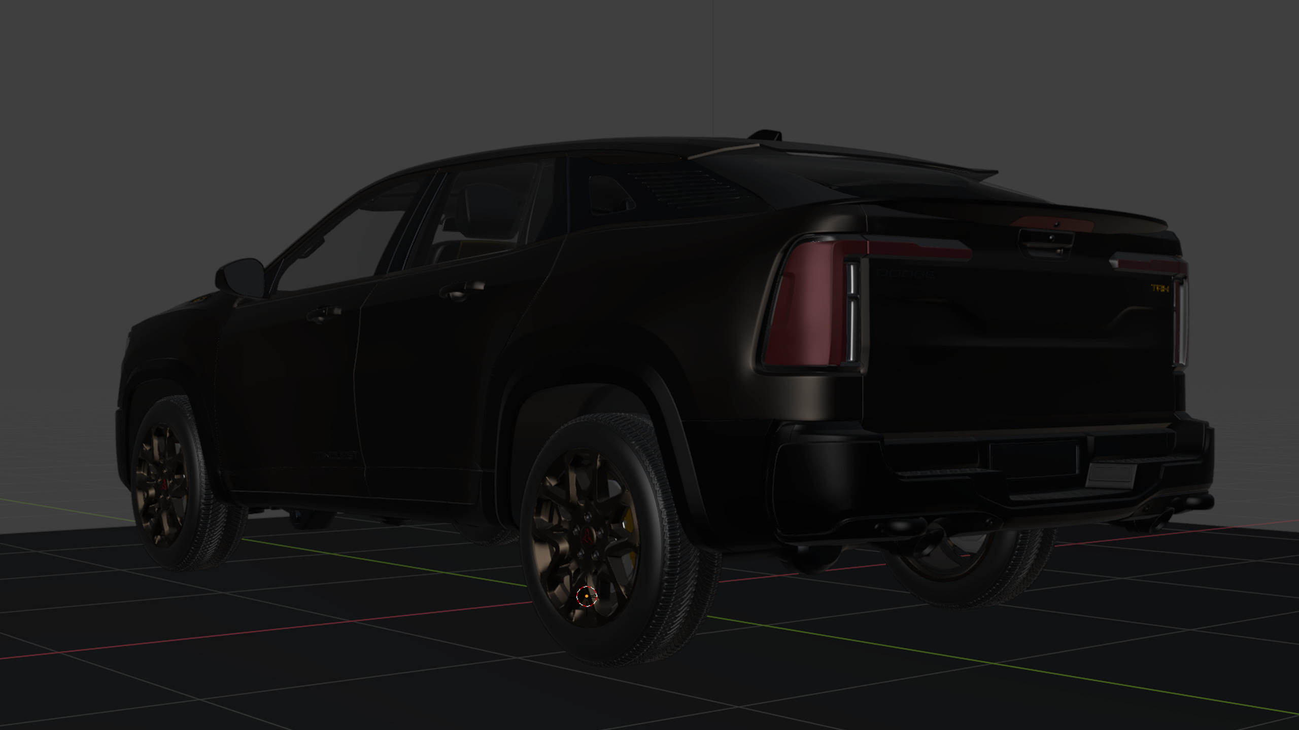 2026 Dodge Conquest TRX Free 3D model_11