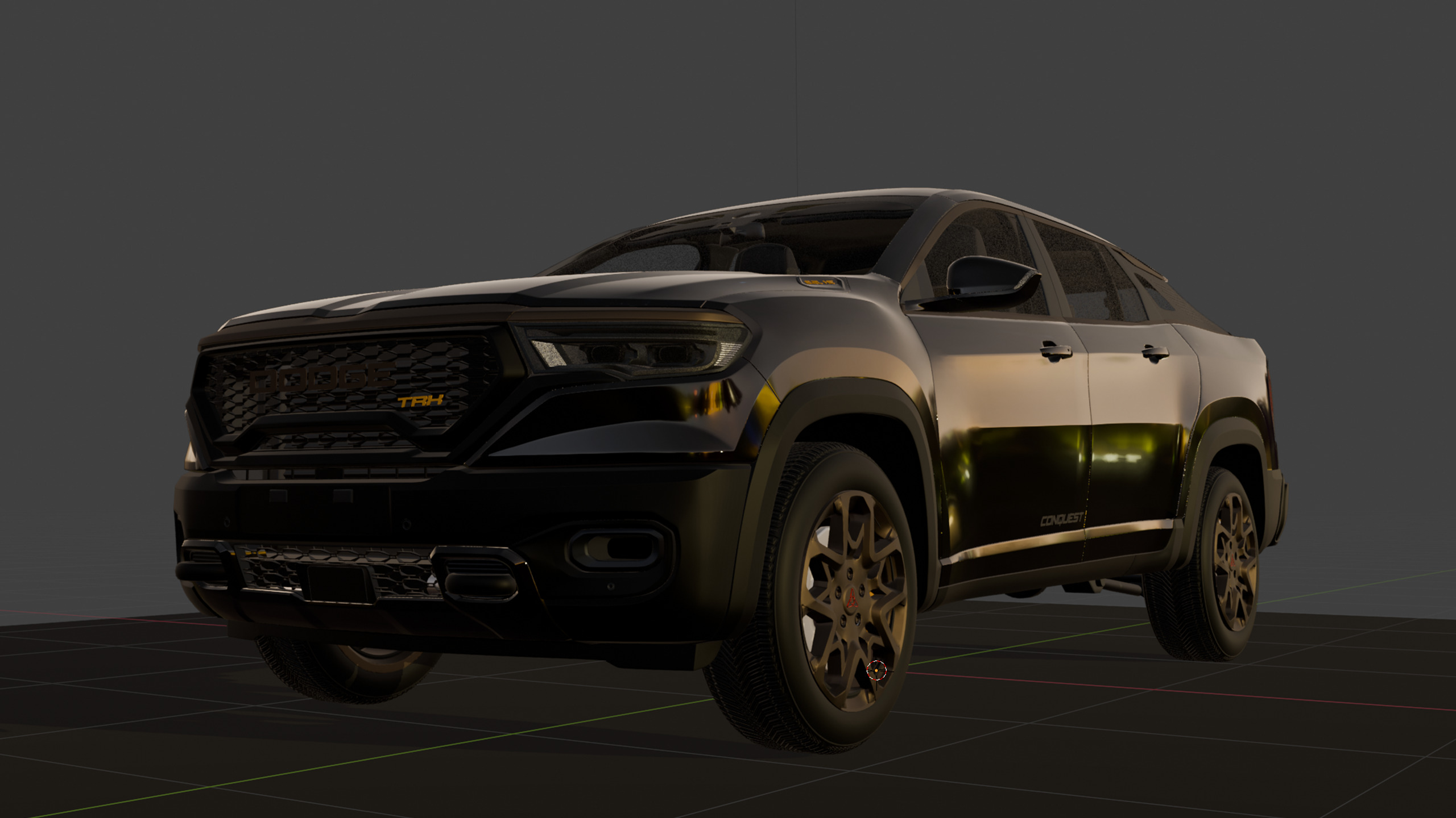 2026 Dodge Conquest TRX Free 3D model_32