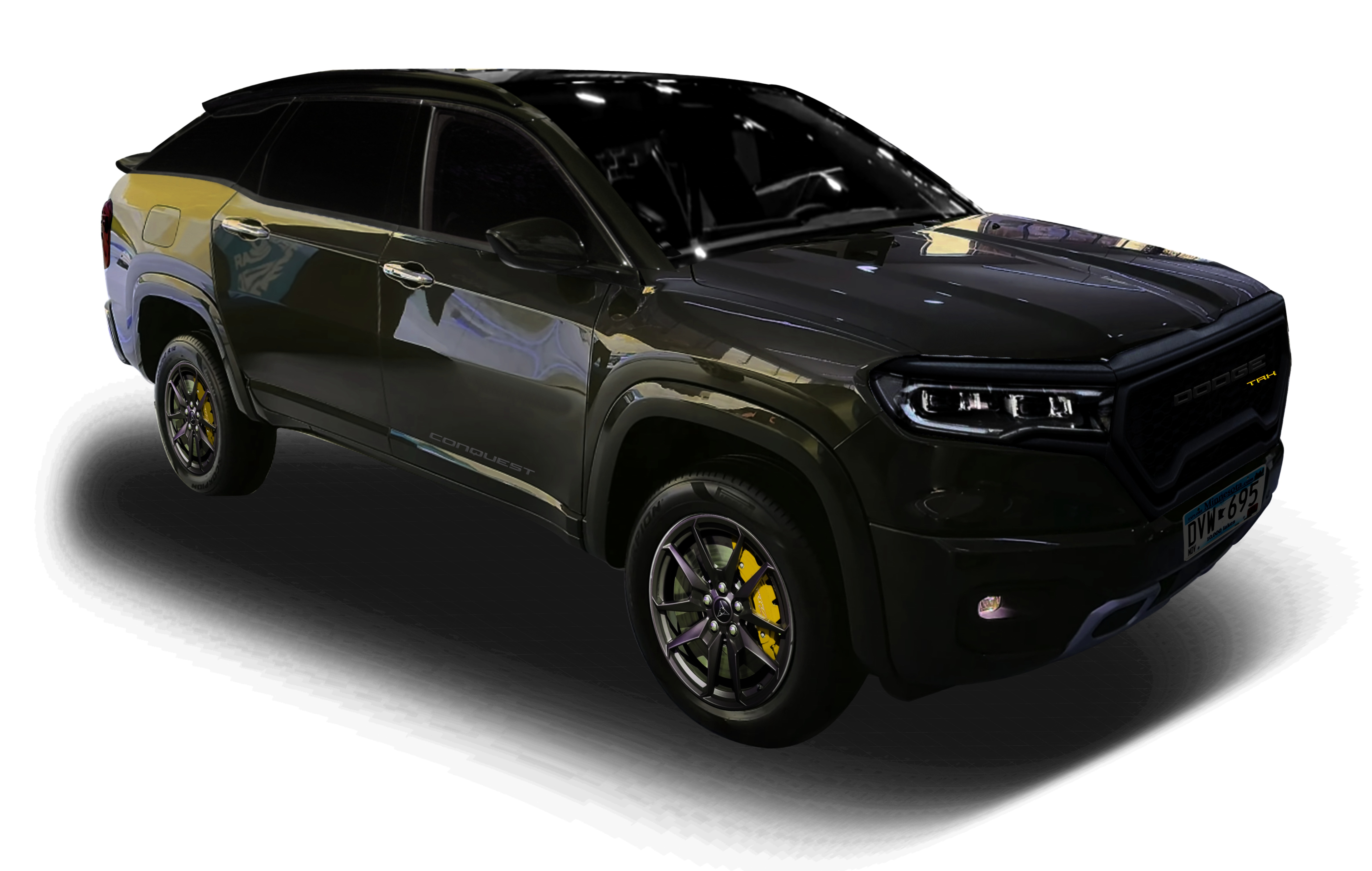 2026 Dodge Conquest TRX Free 3D model_2