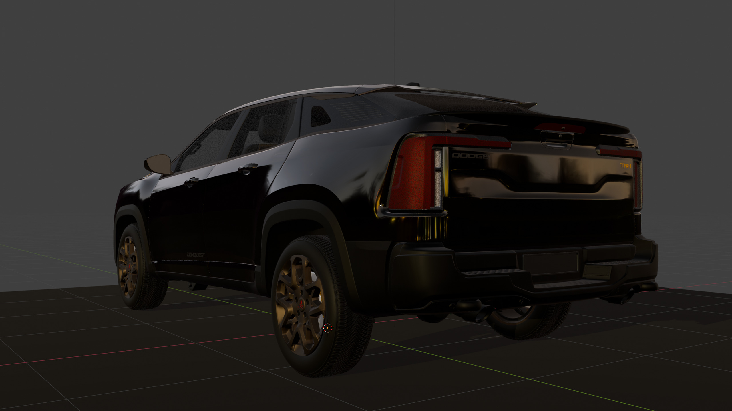 2026 Dodge Conquest TRX Free 3D model_35