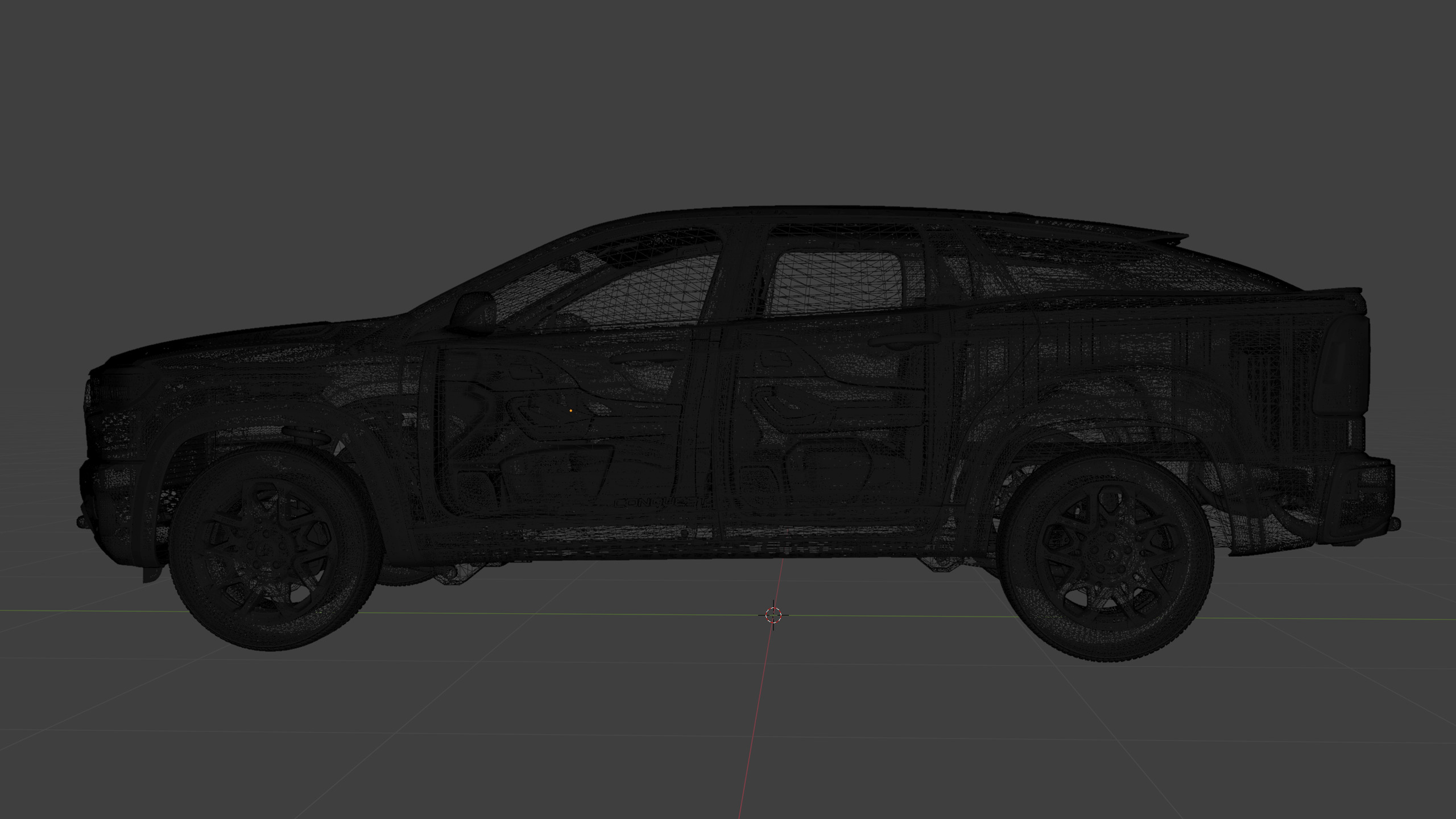 2026 Dodge Conquest TRX Free 3D model_36