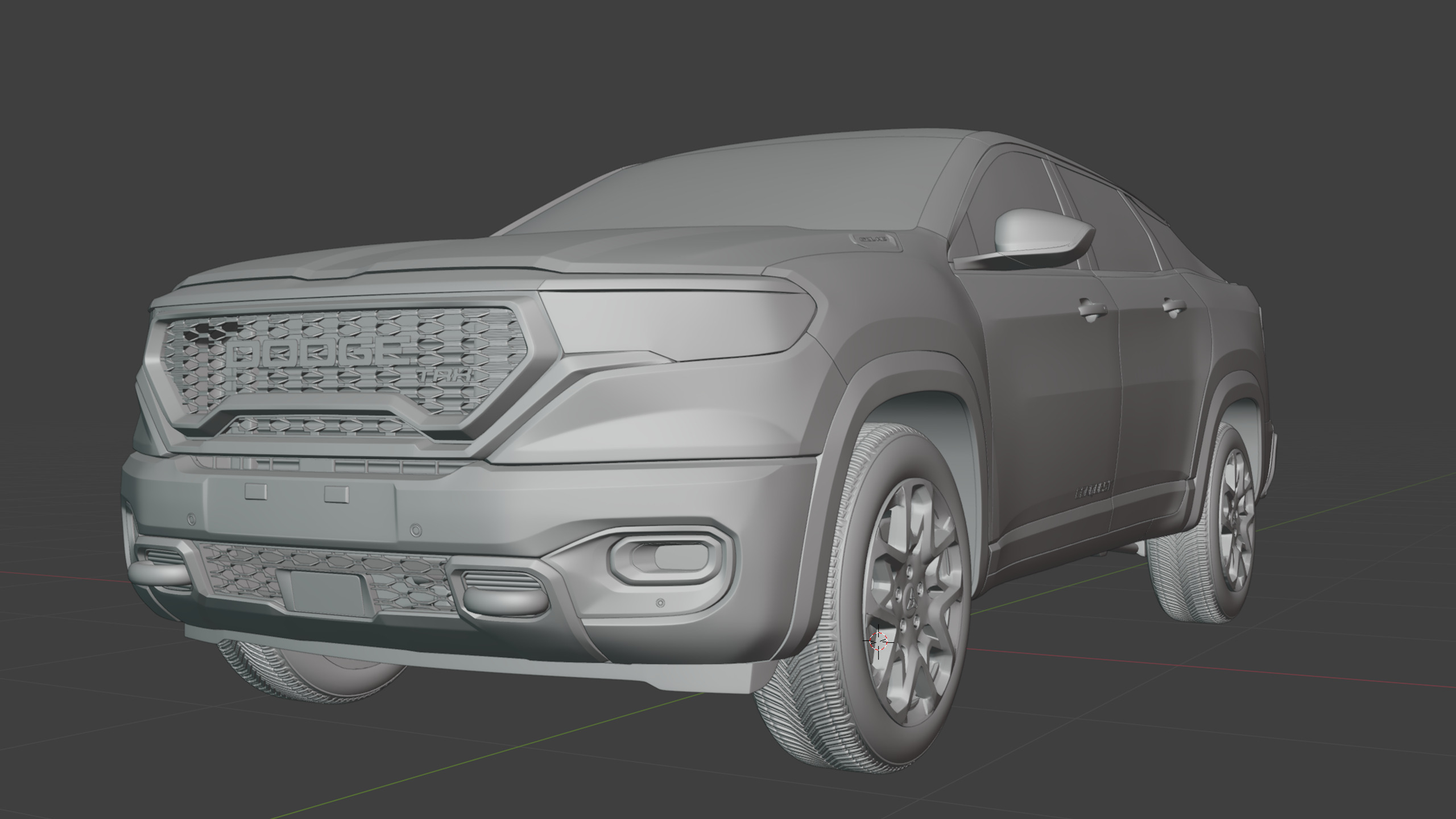 2026 Dodge Conquest TRX Free 3D model_43