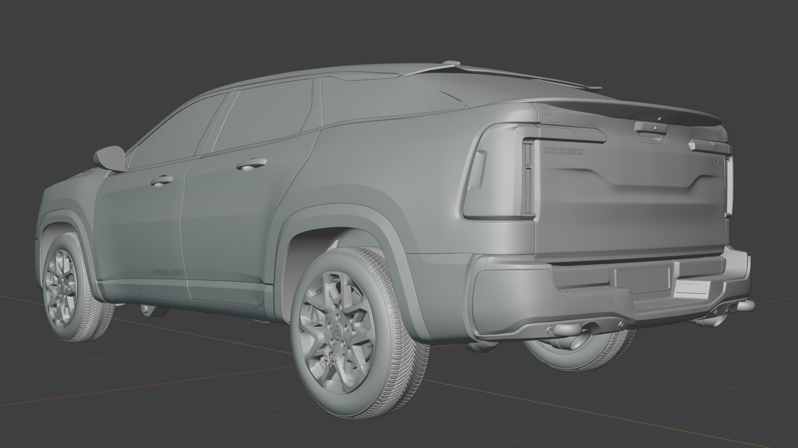 2026 Dodge Conquest TRX Free 3D model_40