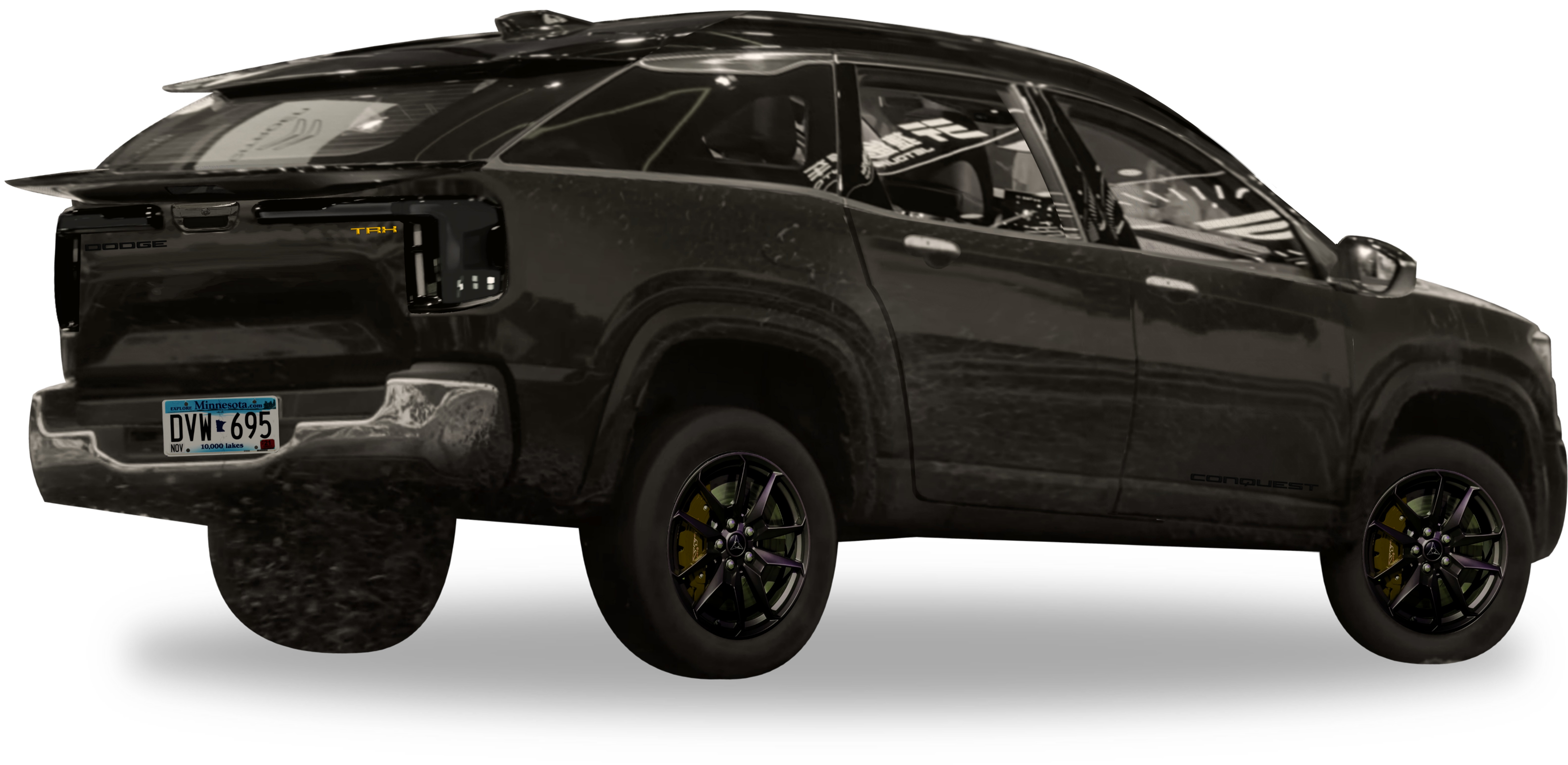 2026 Dodge Conquest TRX Free 3D model_1