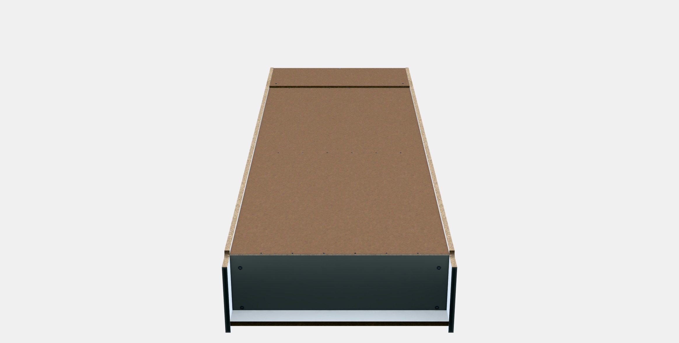 BILLY - OXBERG Bookcase 15 Low-poly 3D model_9