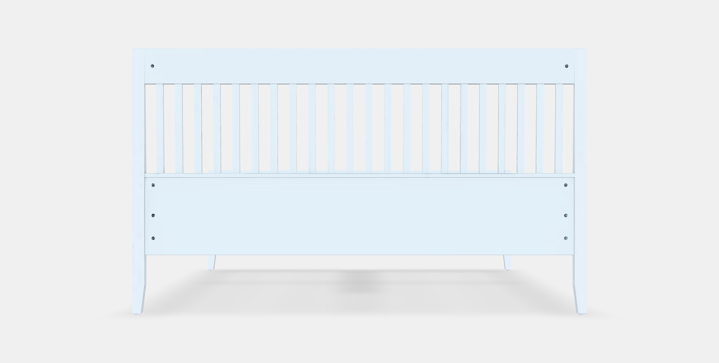 IDANAS Bed frame 19 Low-poly 3D model_15