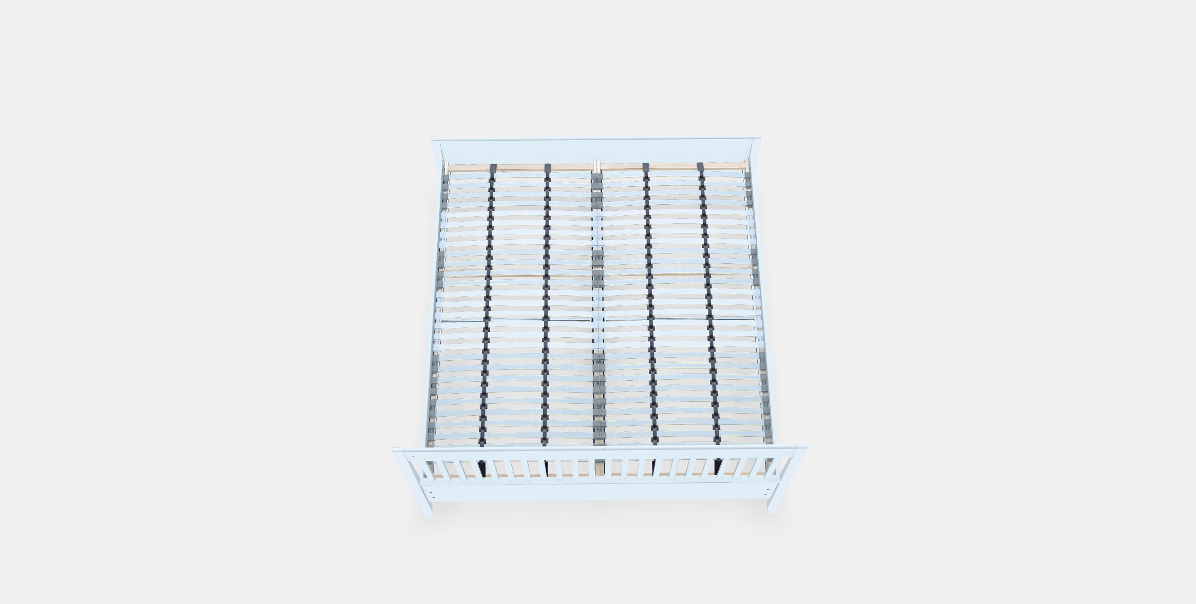 IDANAS Bed frame 19 Low-poly 3D model_3