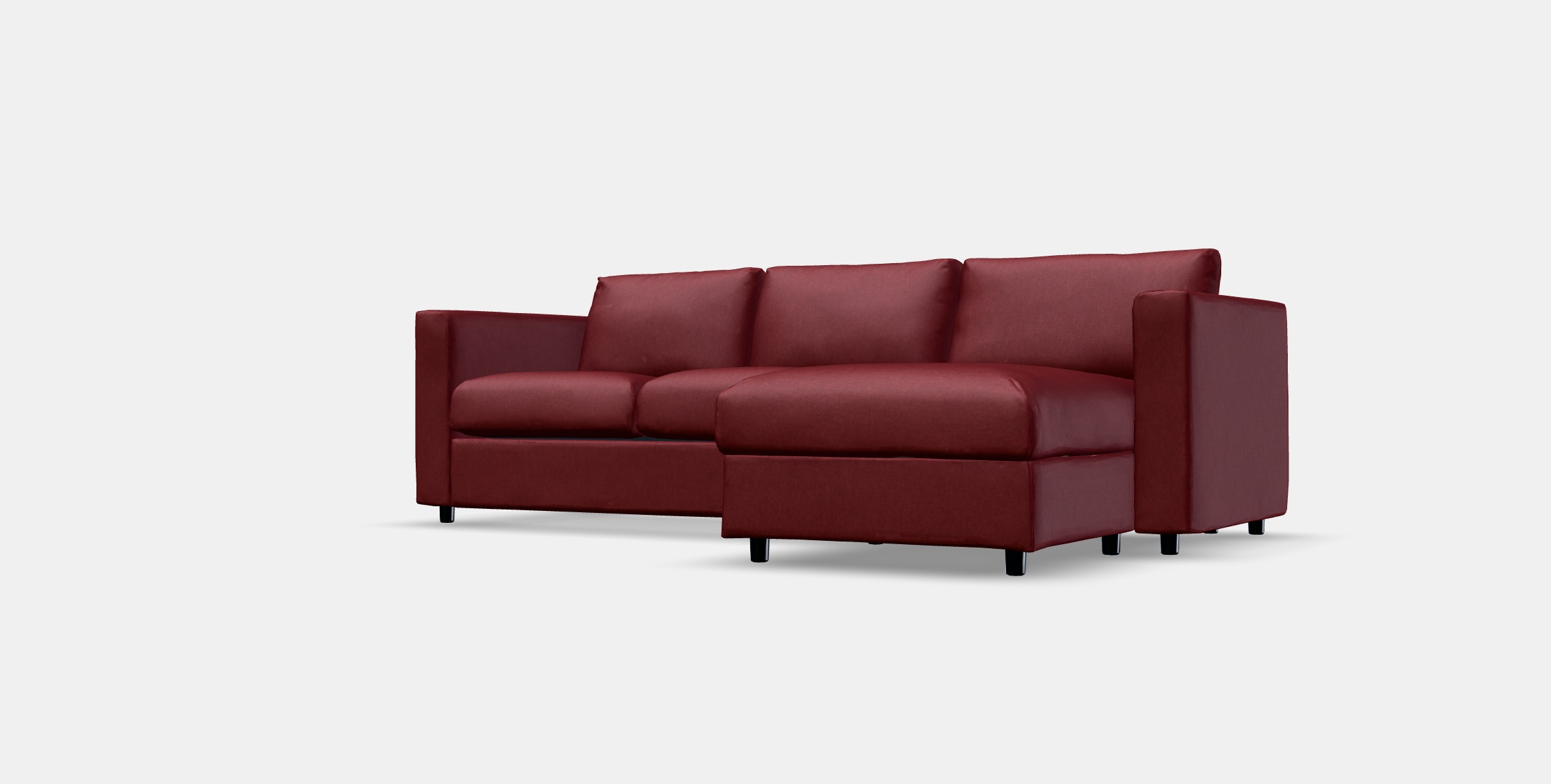 VIMLE Cover for 3-seat sofa 6 Low-poly 3D model_13