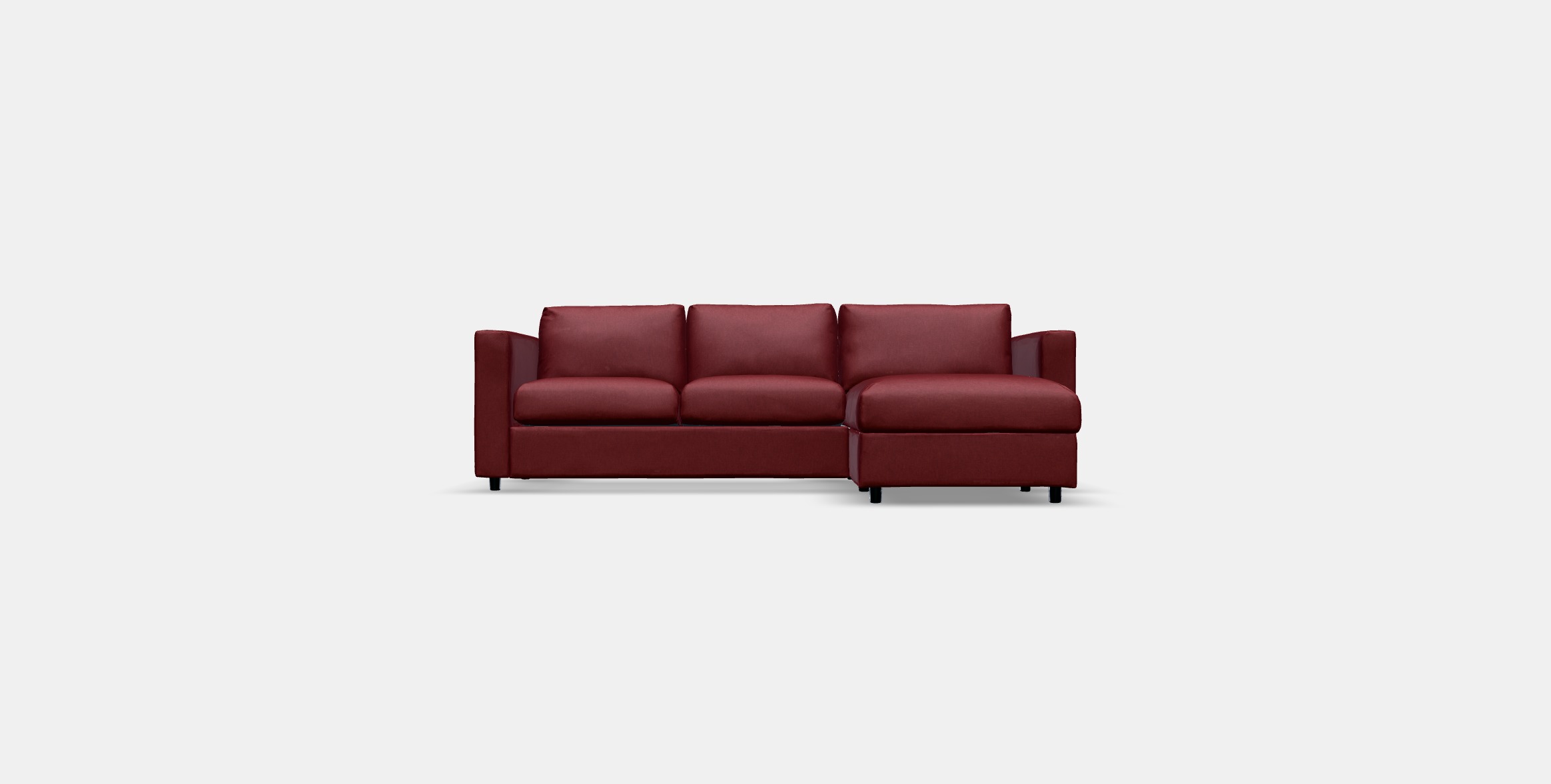 VIMLE Cover for 3-seat sofa 6 Low-poly 3D model_10