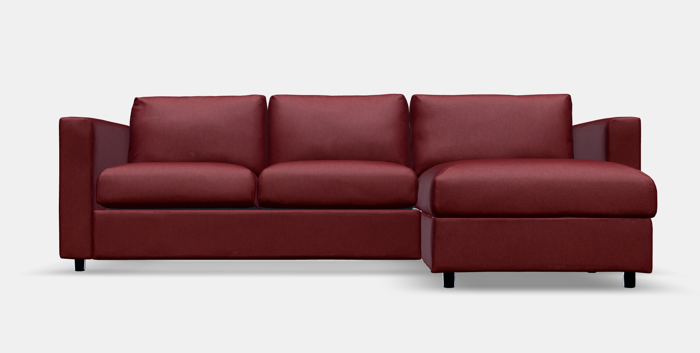 VIMLE Cover for 3-seat sofa 6 Low-poly 3D model_11