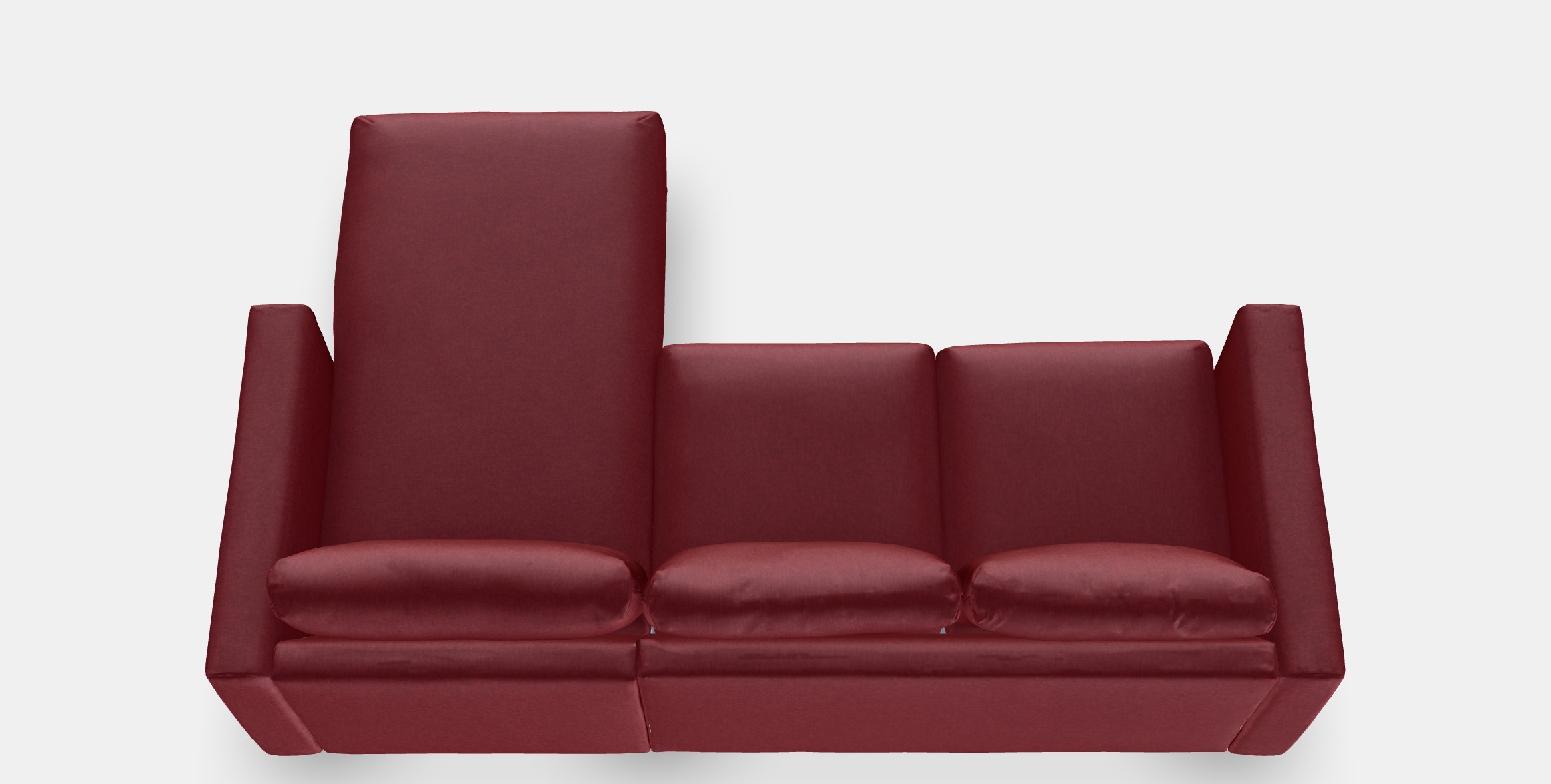 VIMLE Cover for 3-seat sofa 6 Low-poly 3D model_4