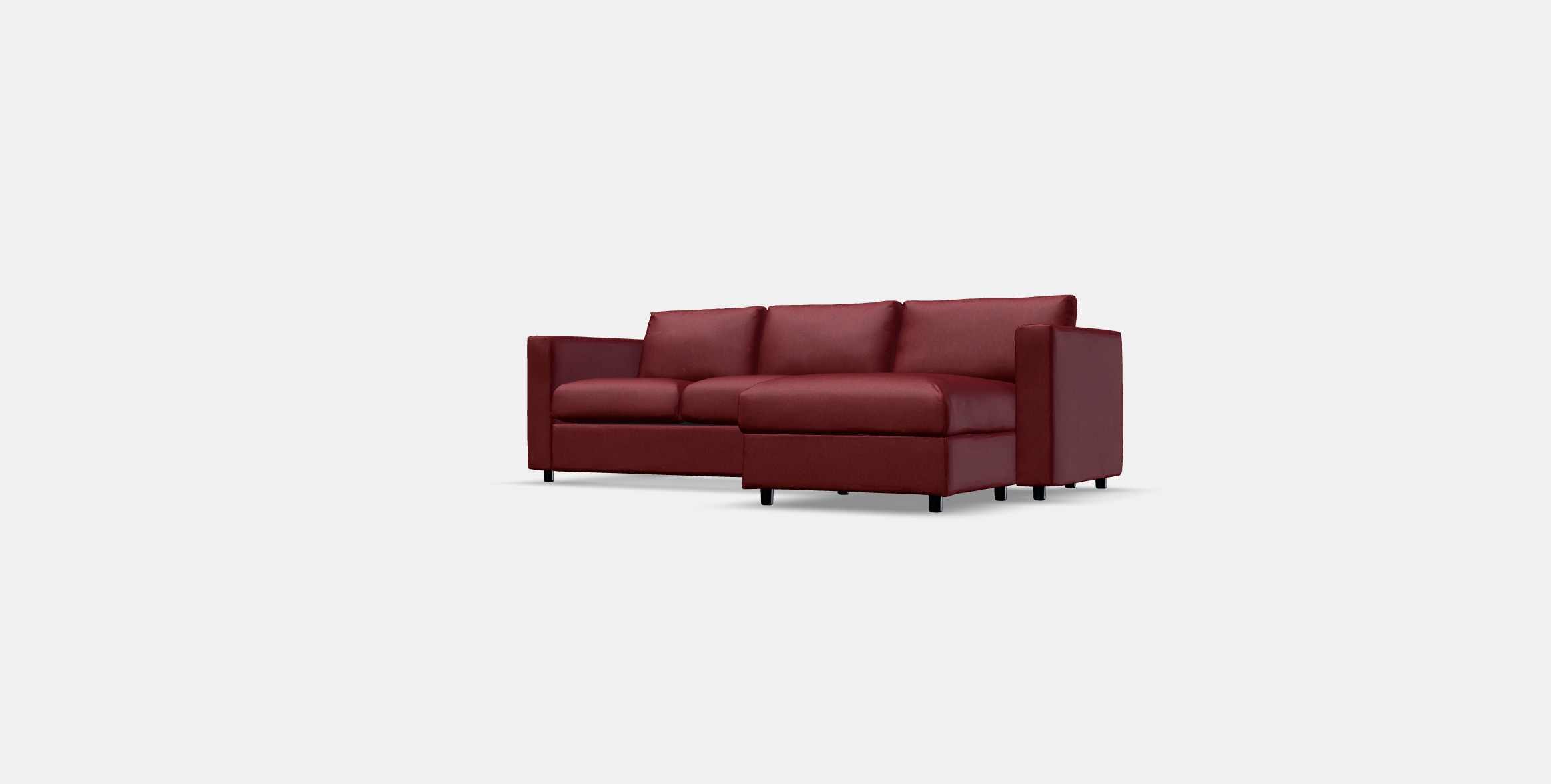 VIMLE Cover for 3-seat sofa 6 Low-poly 3D model_12