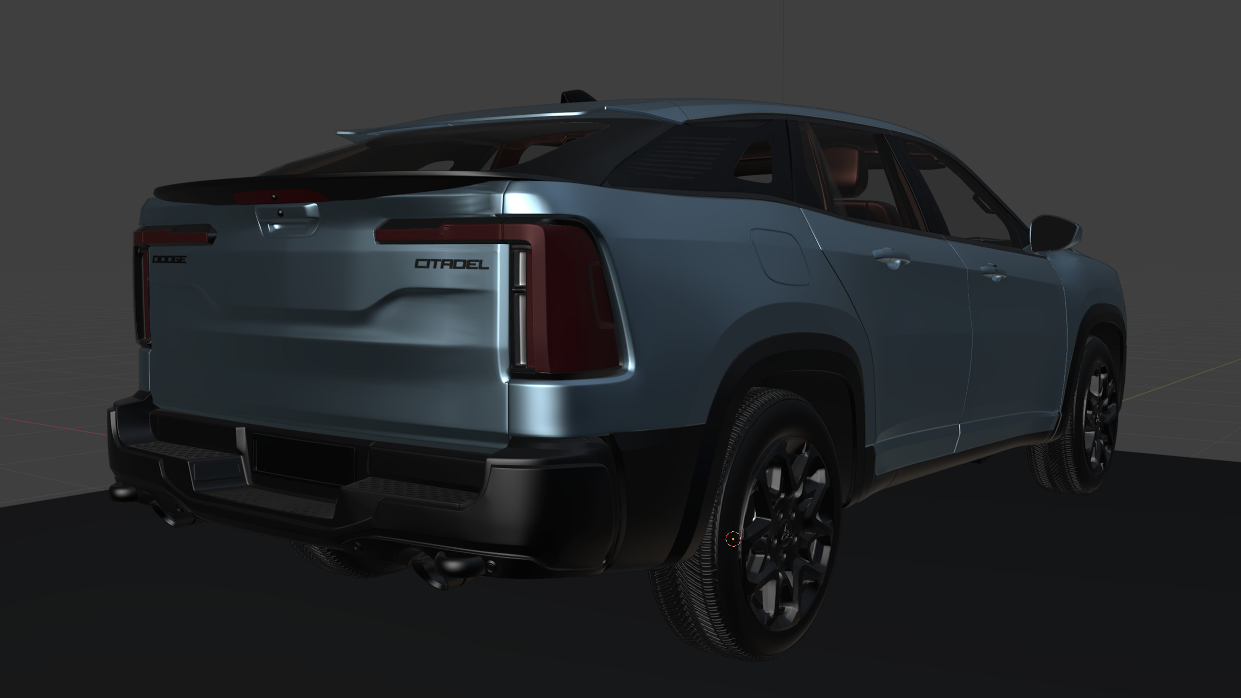 2026 Dodge Conquest Citadel Free 3D model_9