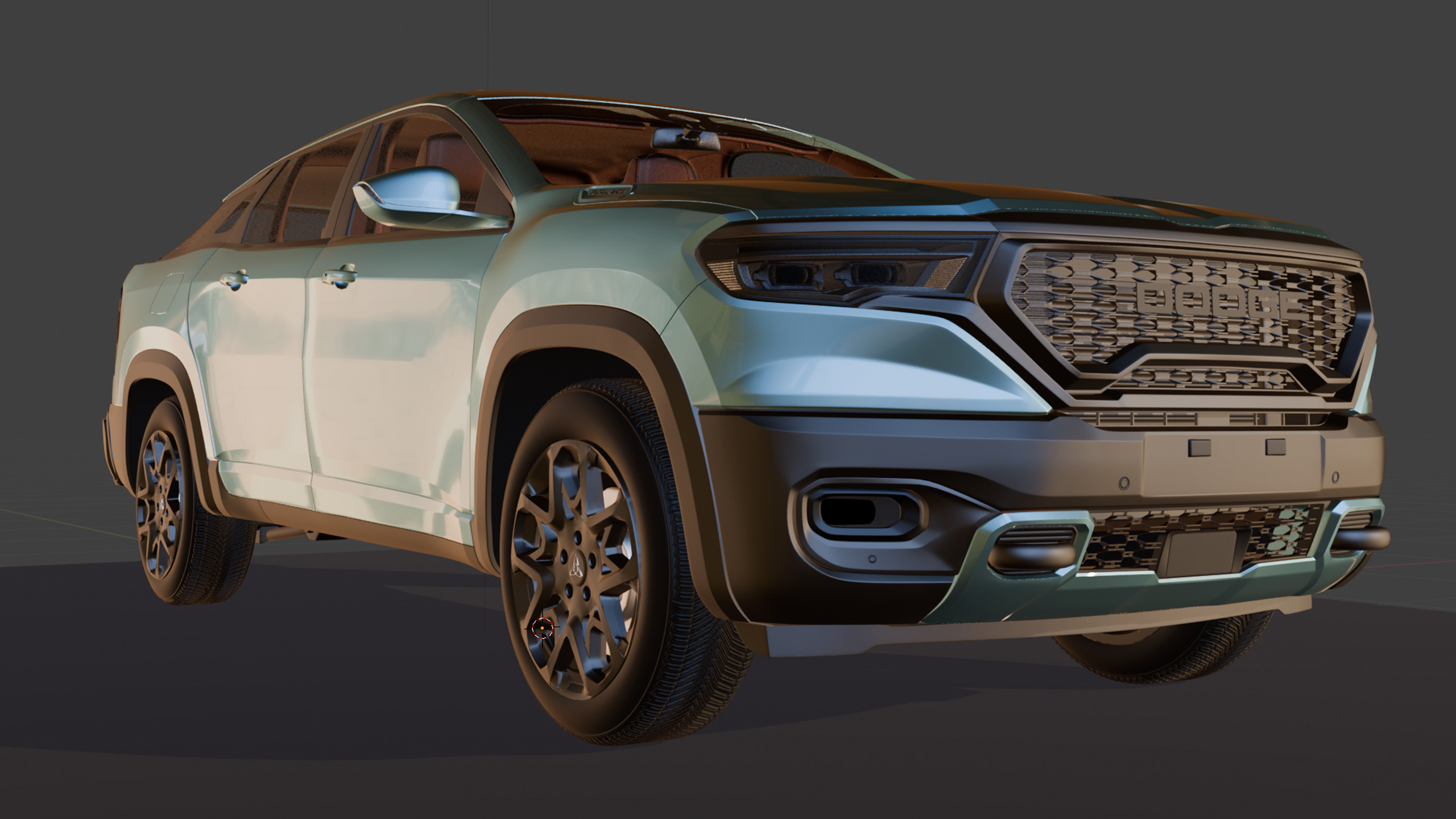 2026 Dodge Conquest Citadel Free 3D model_4