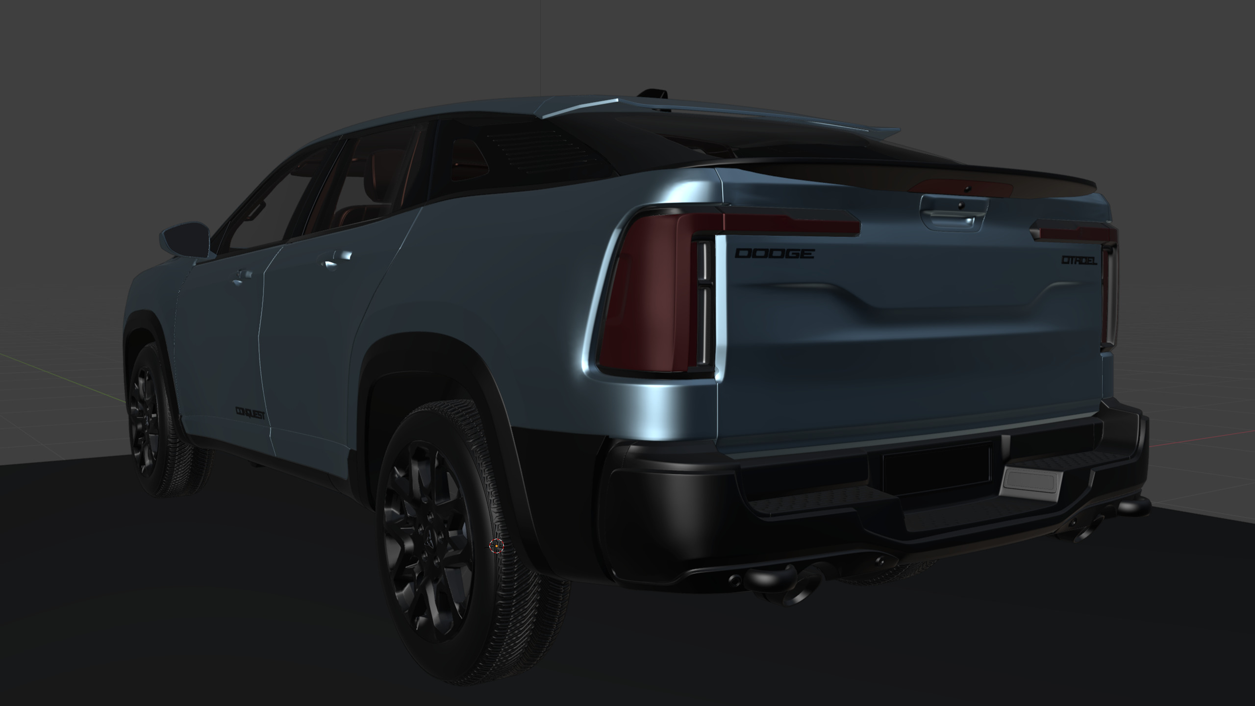 2026 Dodge Conquest Citadel Free 3D model_7