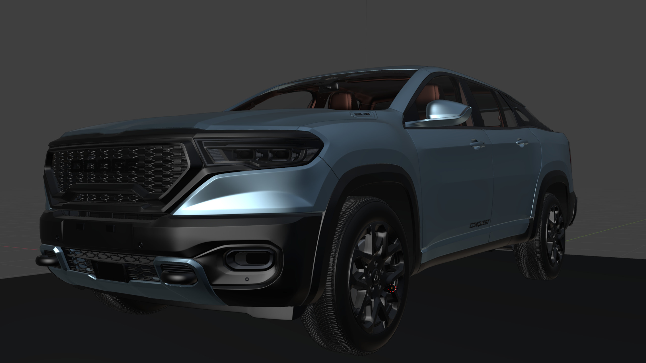 2026 Dodge Conquest Citadel Free 3D model_5