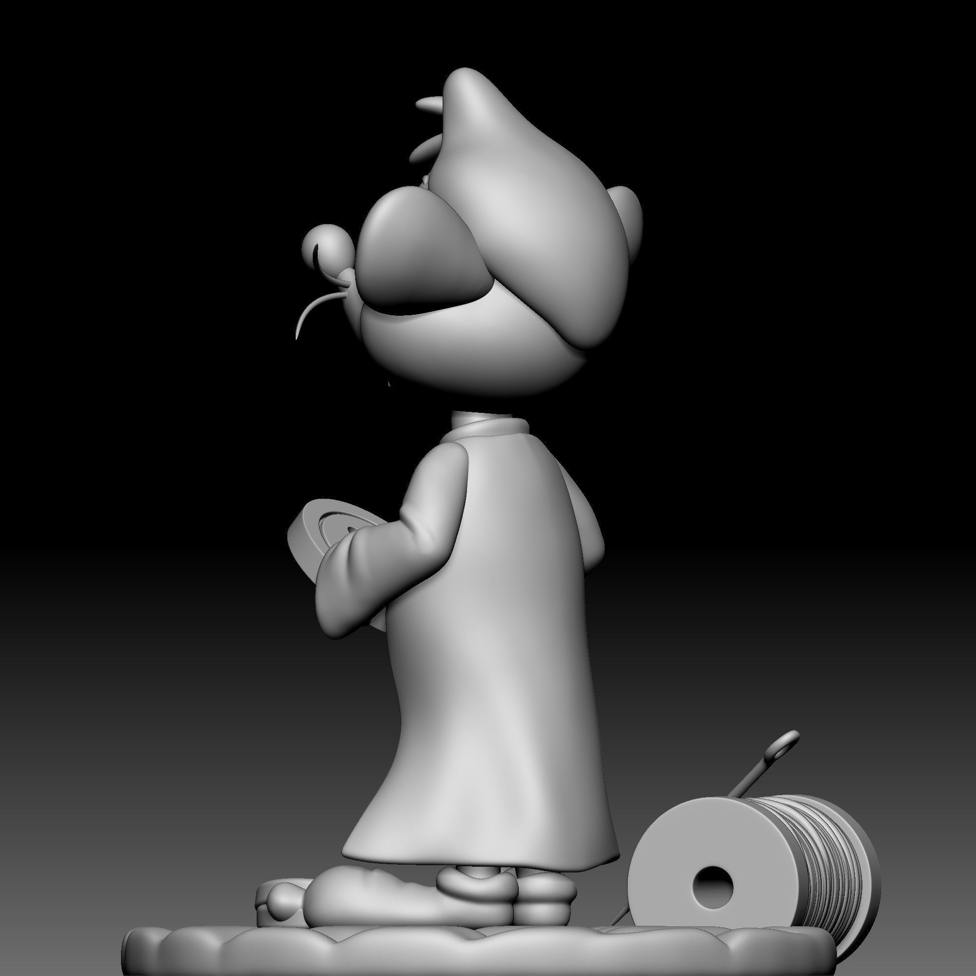 Mouse - Jap - Cinderella - 020 3D print model_3