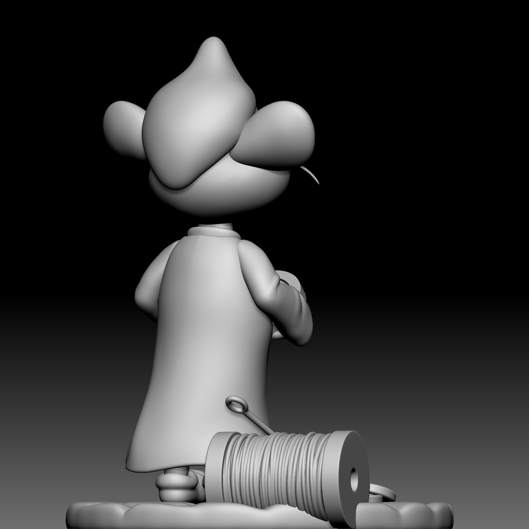 Mouse - Jap - Cinderella - 020 3D print model_5