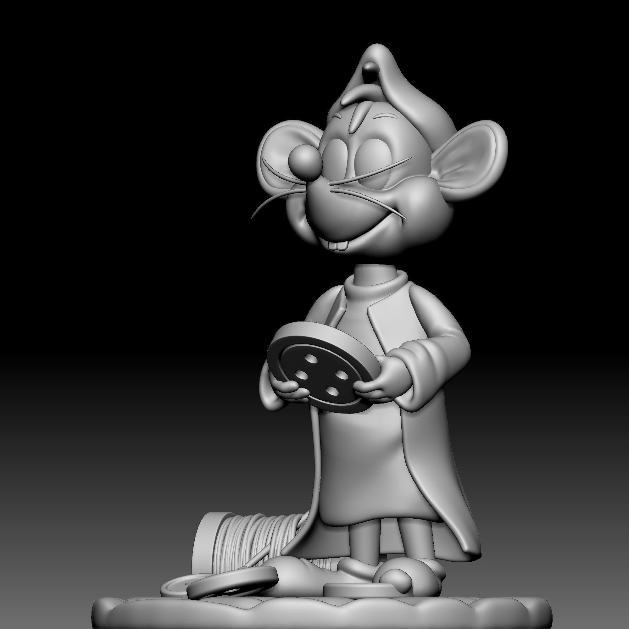 Mouse - Jap - Cinderella - 020 3D print model_1