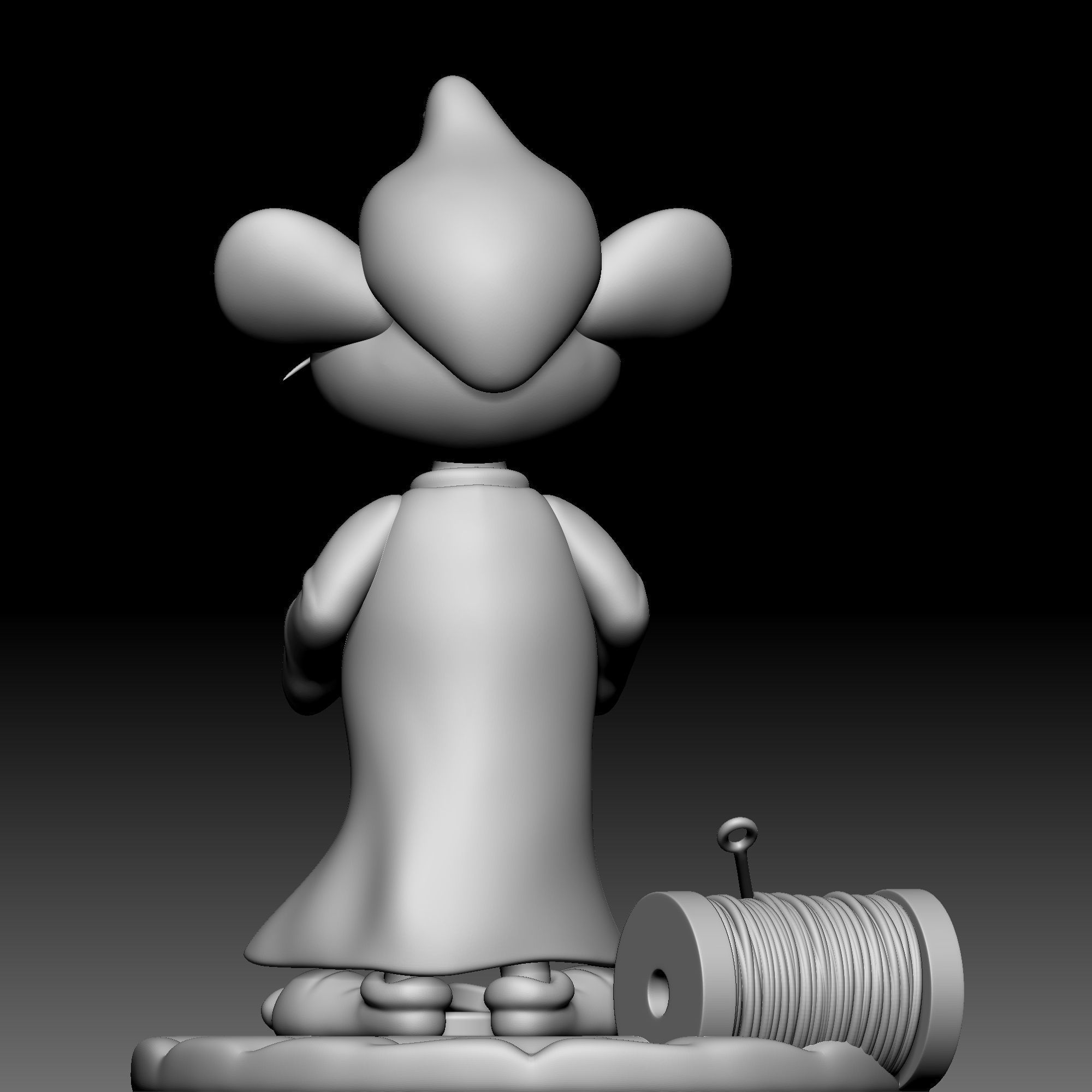 Mouse - Jap - Cinderella - 020 3D print model_4