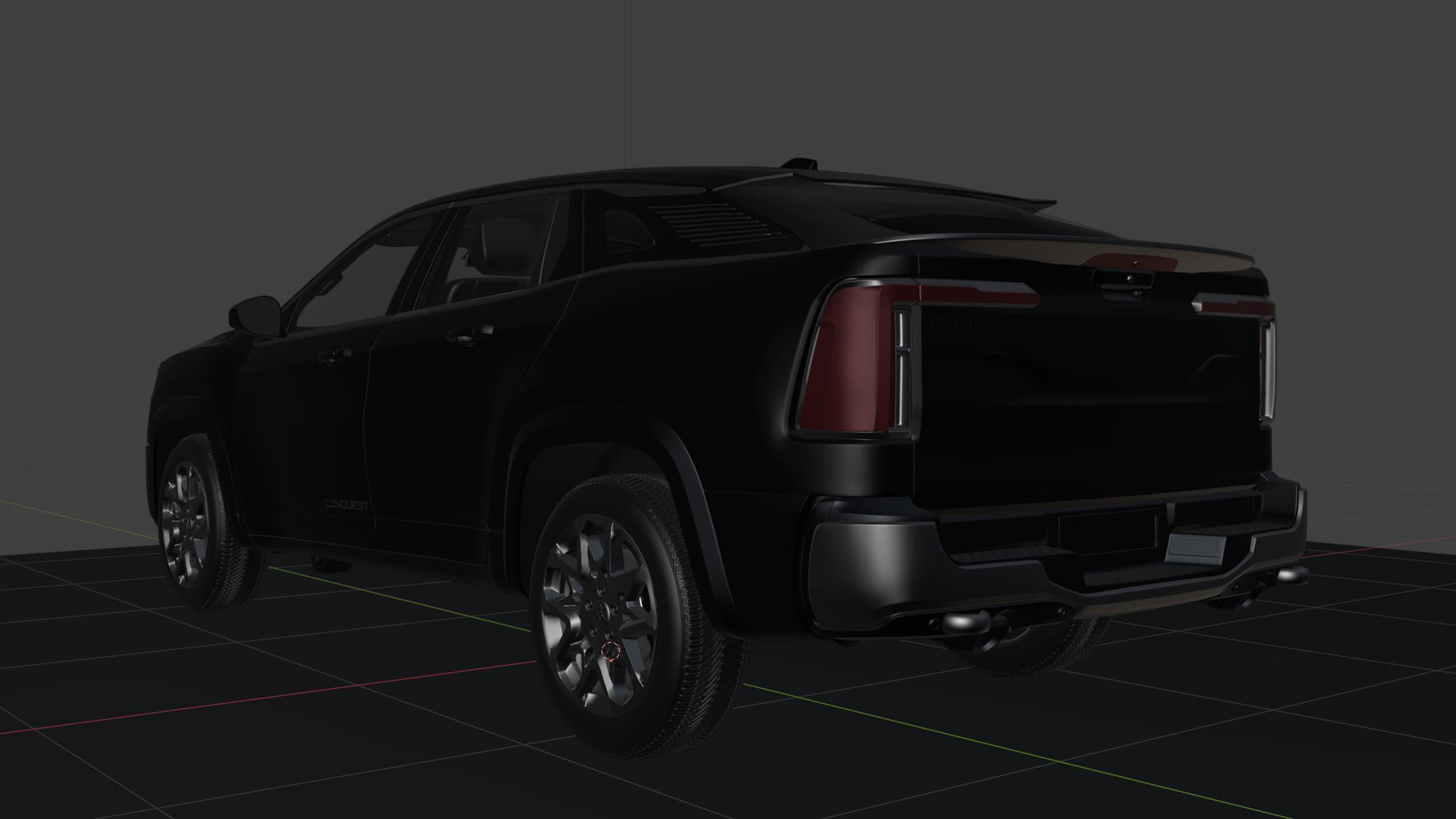 2026 Dodge Conquest SXT Free 3D model_9
