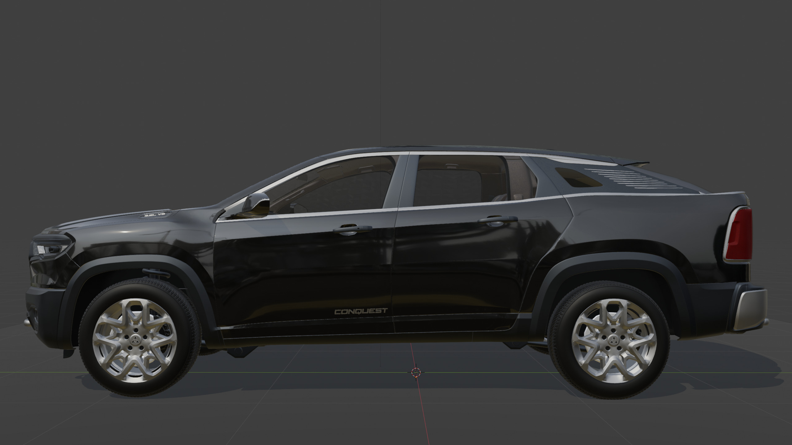 2026 Dodge Conquest SXT Free 3D model_42