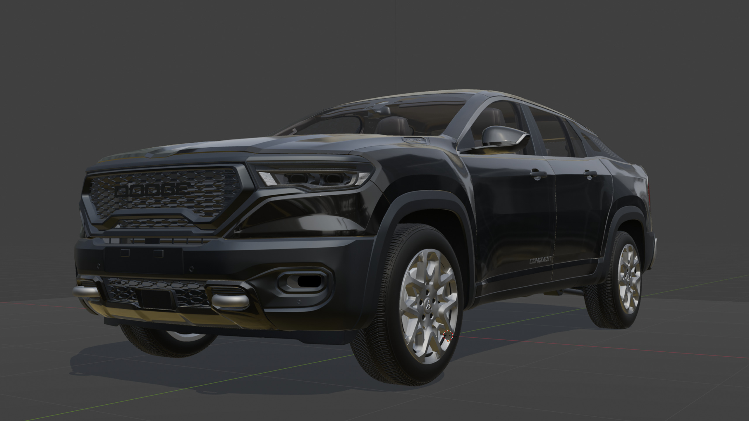 2026 Dodge Conquest SXT Free 3D model_41