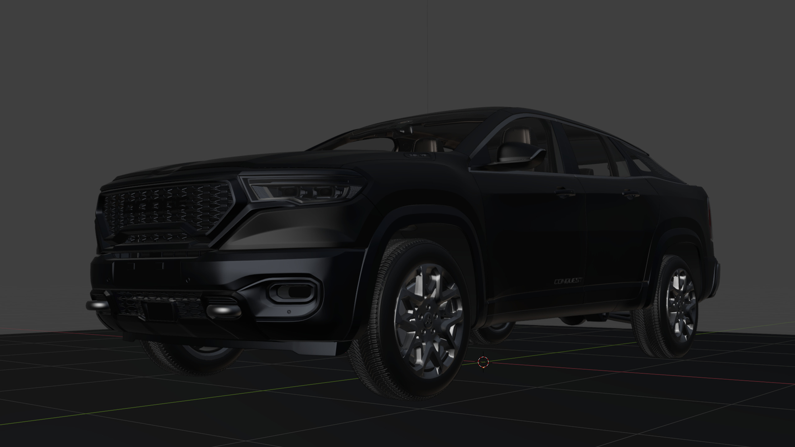 2026 Dodge Conquest SXT Free 3D model_7