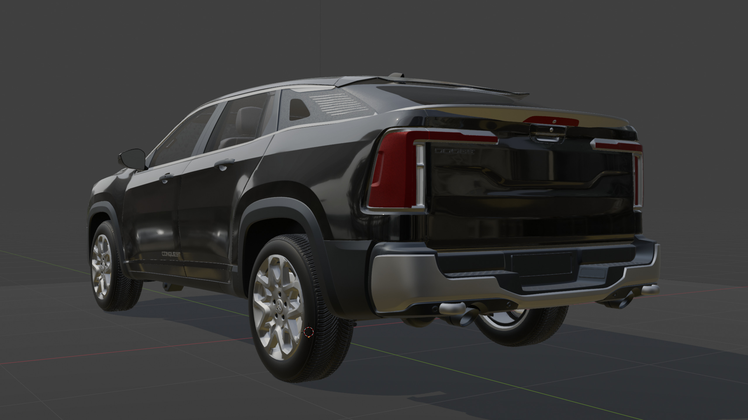 2026 Dodge Conquest SXT Free 3D model_2