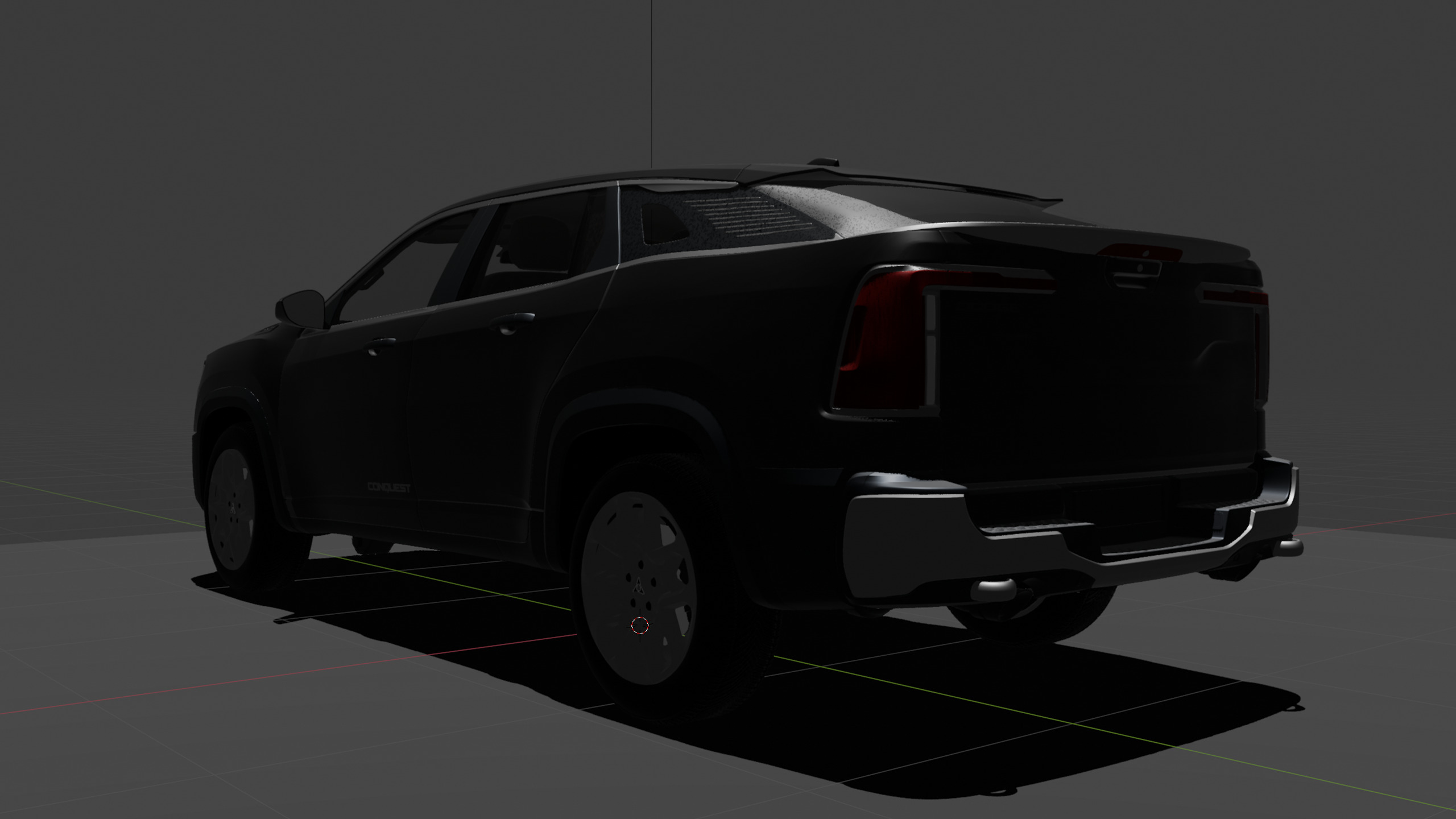 2026 Dodge Conquest SXT Free 3D model_25