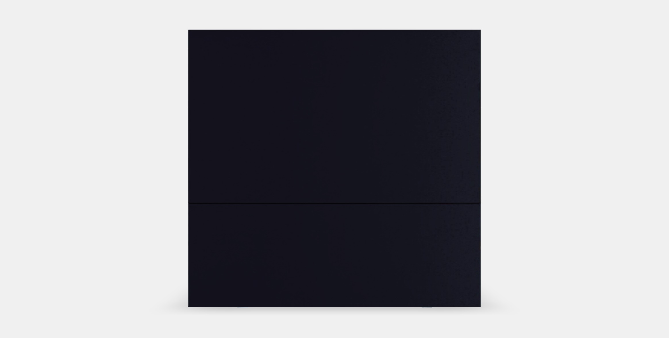 MALM Bed frame high 75 Low-poly 3D model_15