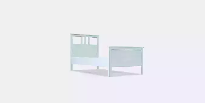 HEMNES Bed frame 19 Low-poly 3D model