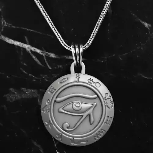 Ancient Egypt Pharaonic Eye Horus Necklace M02