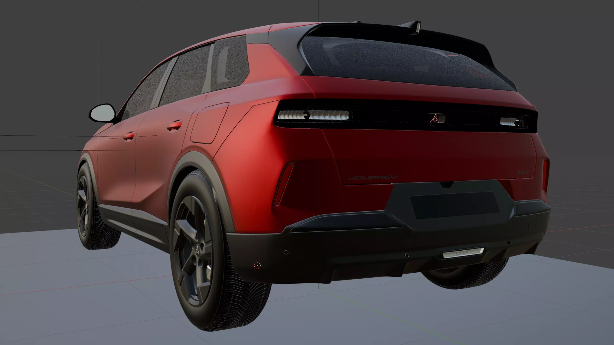 2026 Dodge Journey RT Hurricane i6 Hybrid Free 3D model_1