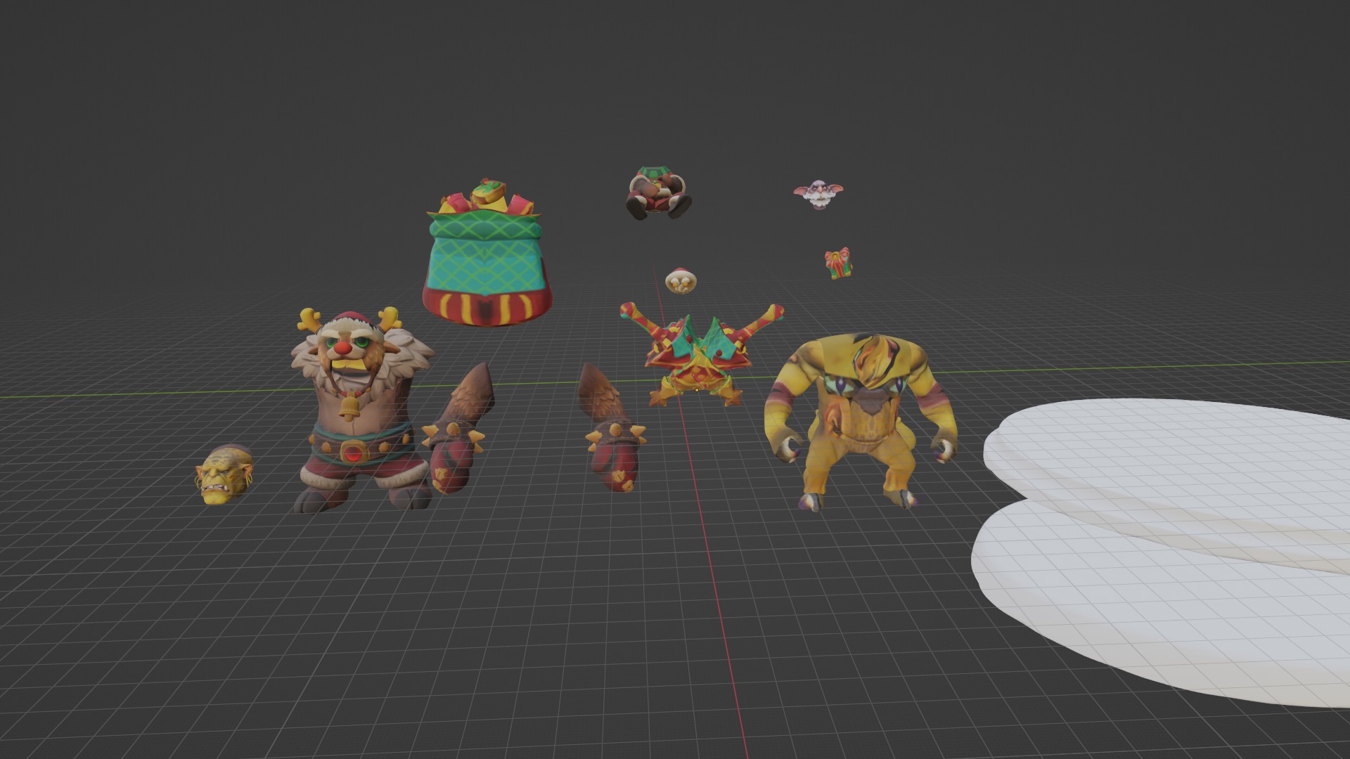 Dota 2 Alchemist Christmas 3D print model_2