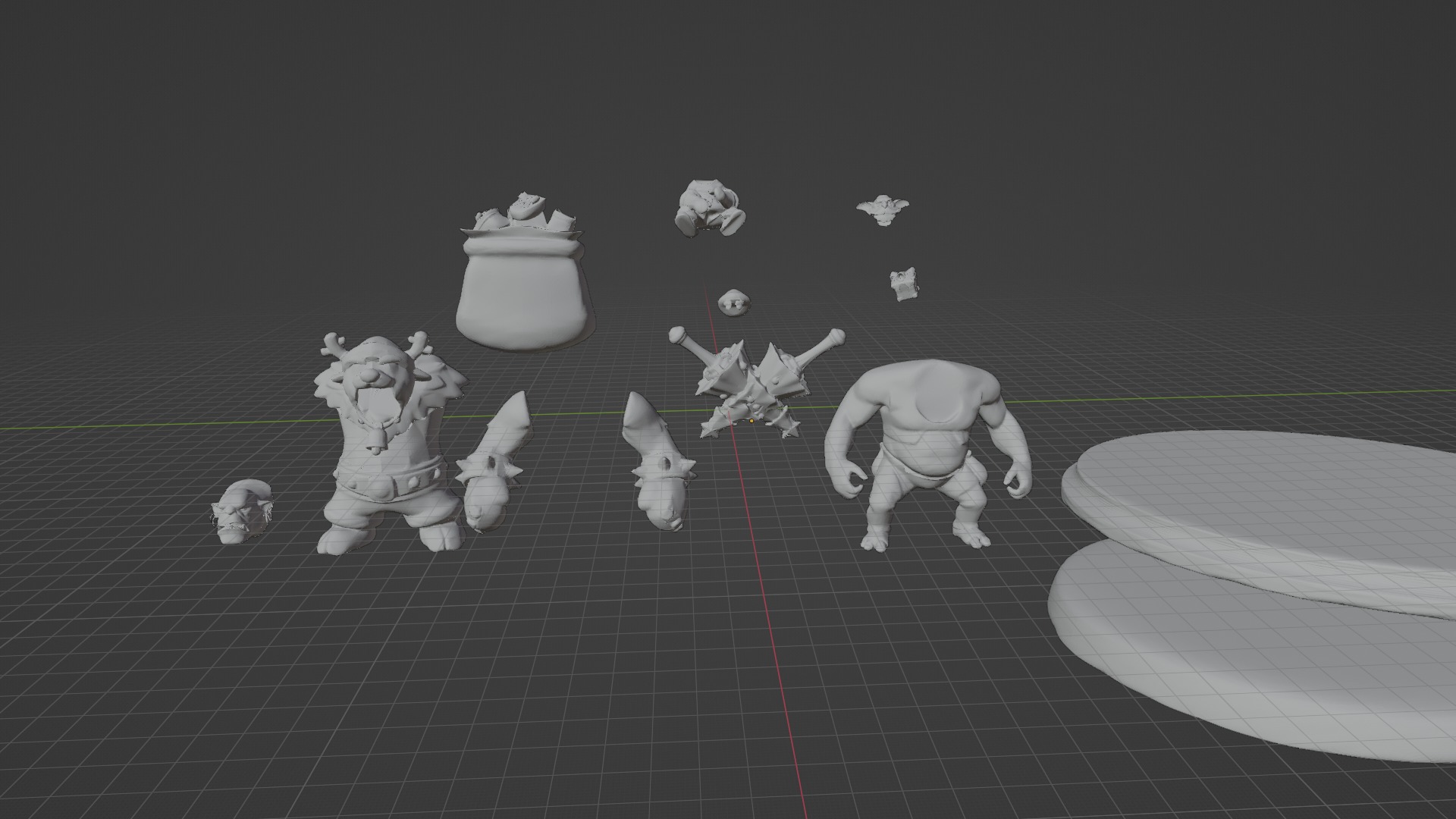 Dota 2 Alchemist Christmas 3D print model_3